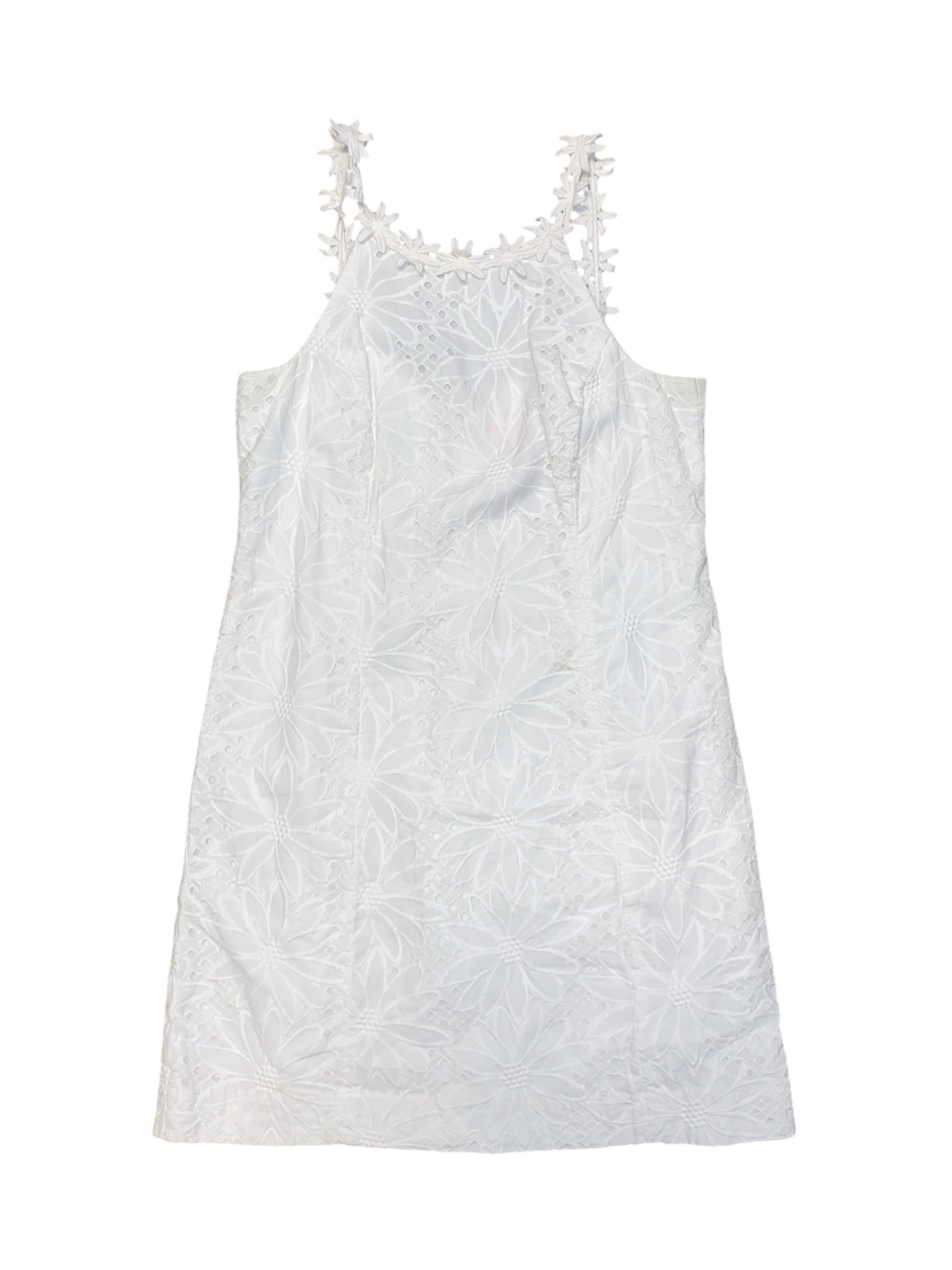 white lilly pulitzer mini dress flower strap, 4