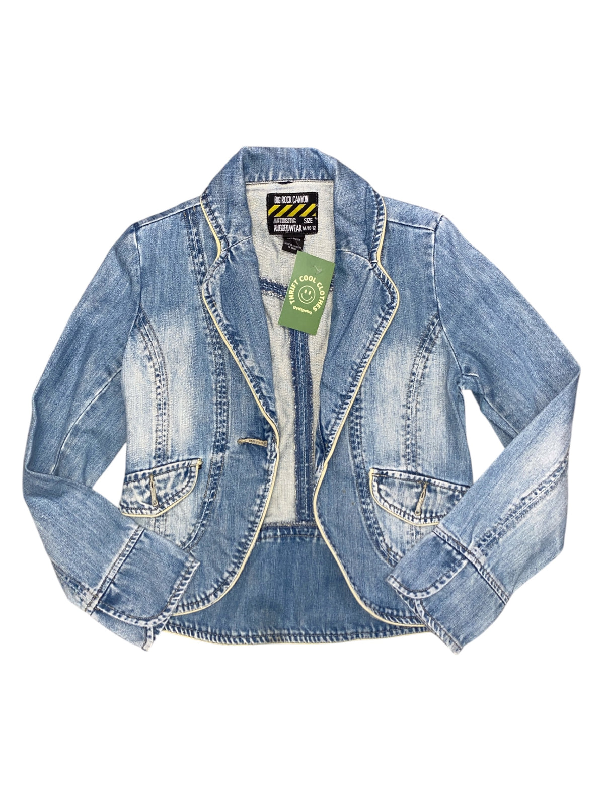 Blue Big Rock Canyon Denim blazer, M