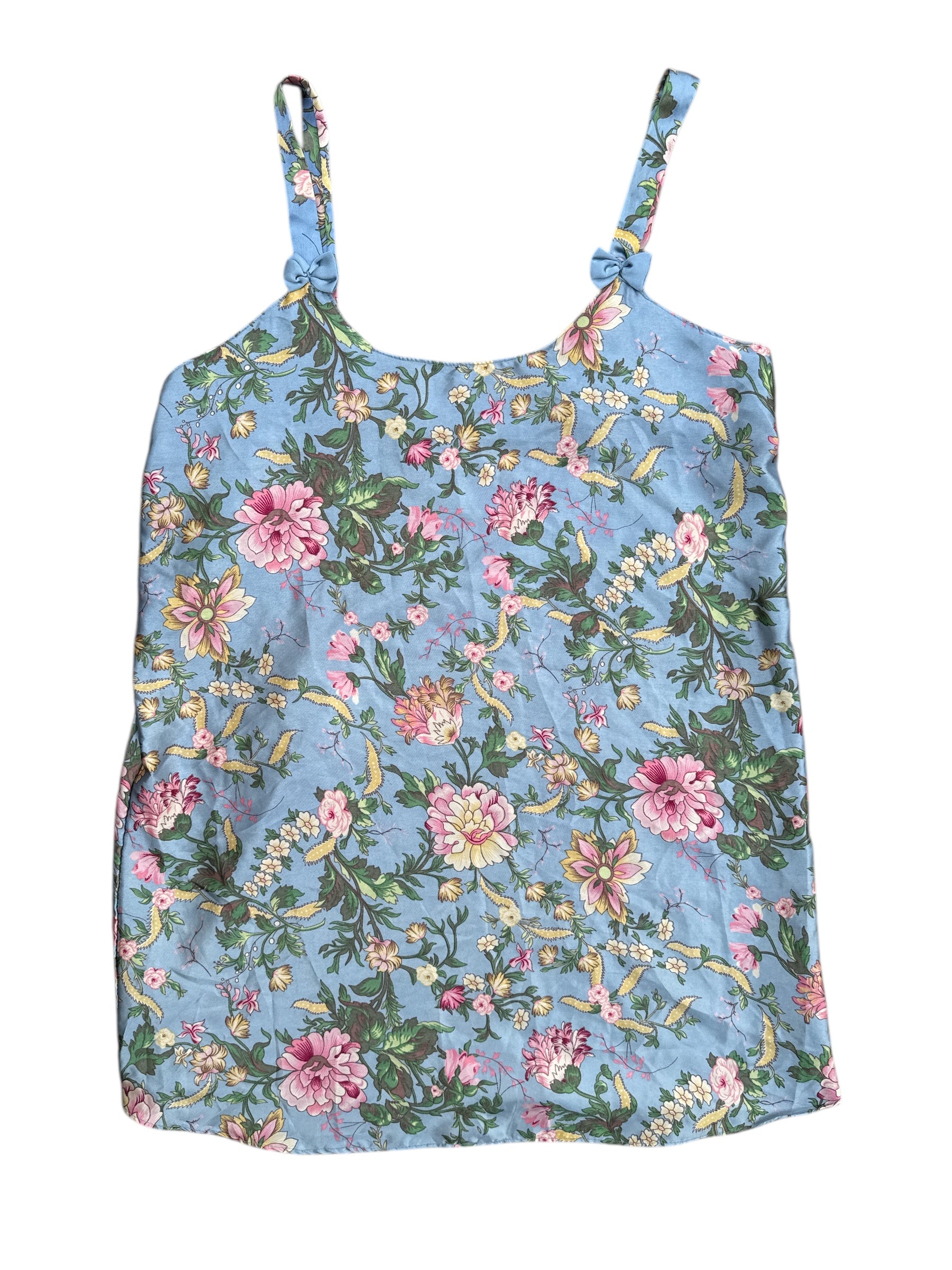 blue sante classic floral slip, xl