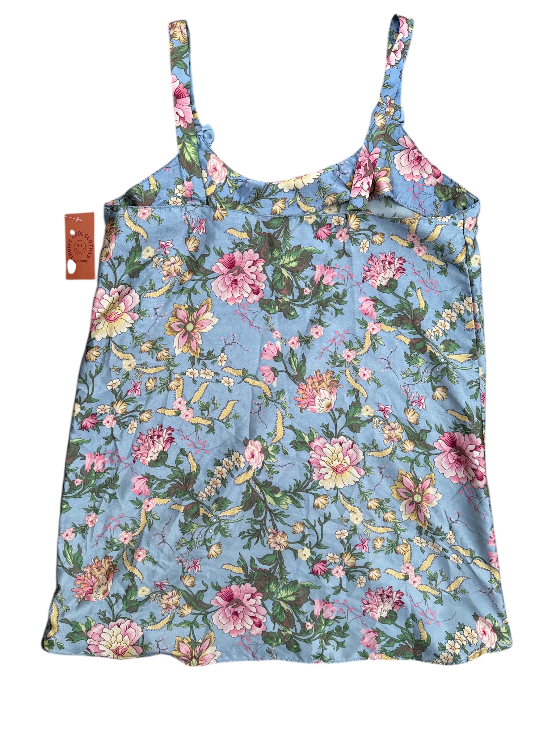 blue sante classic floral slip, xl
