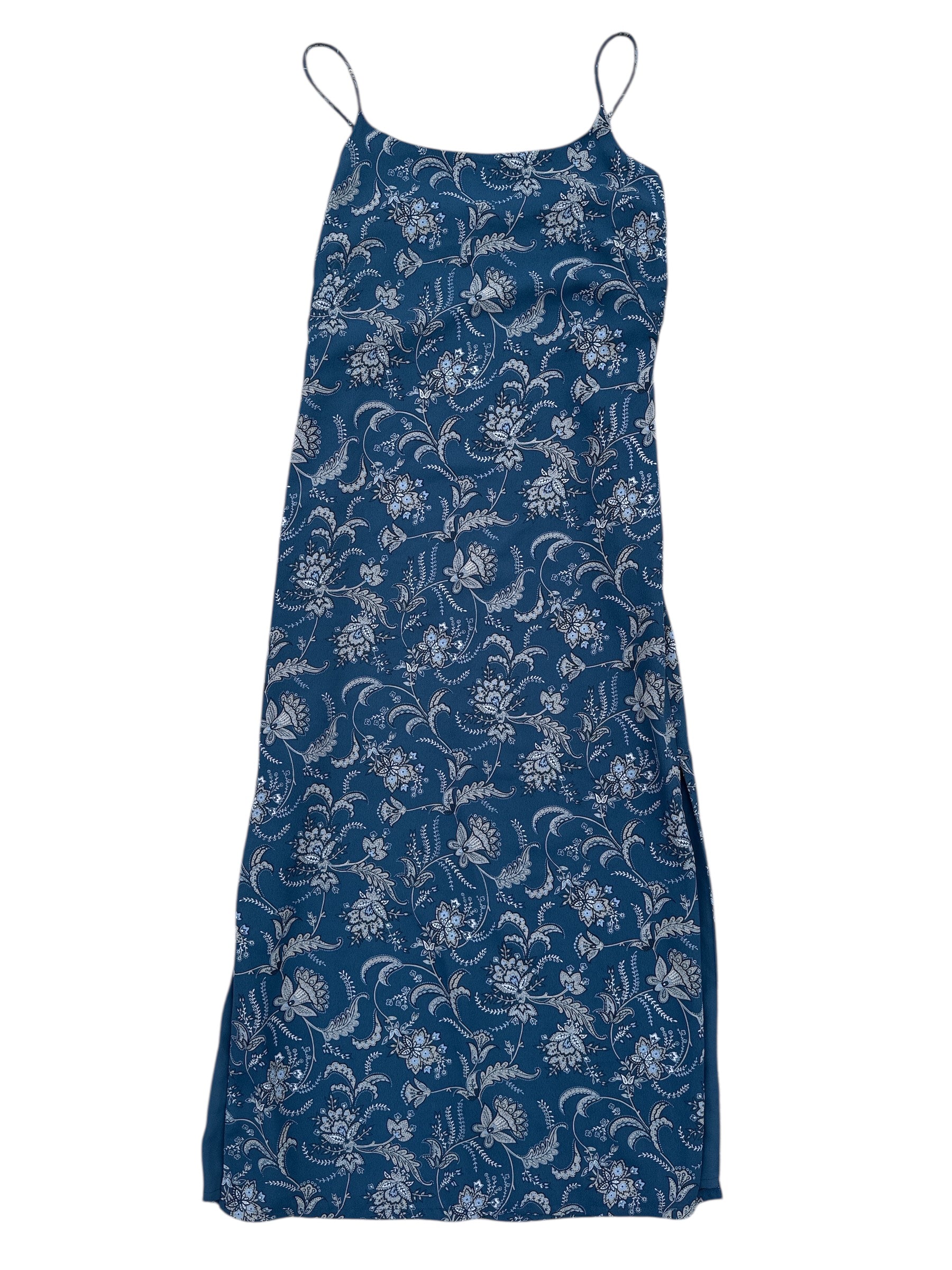 blue beige old navy floral cami maxi dress, 6