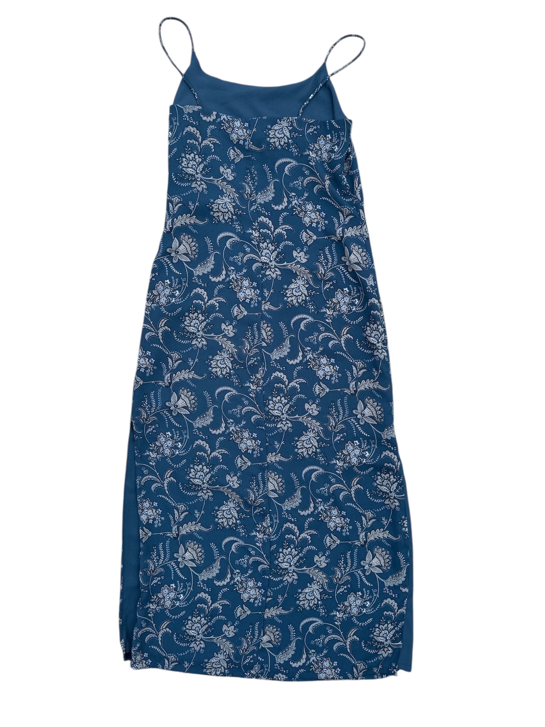 blue beige old navy floral cami maxi dress, 6