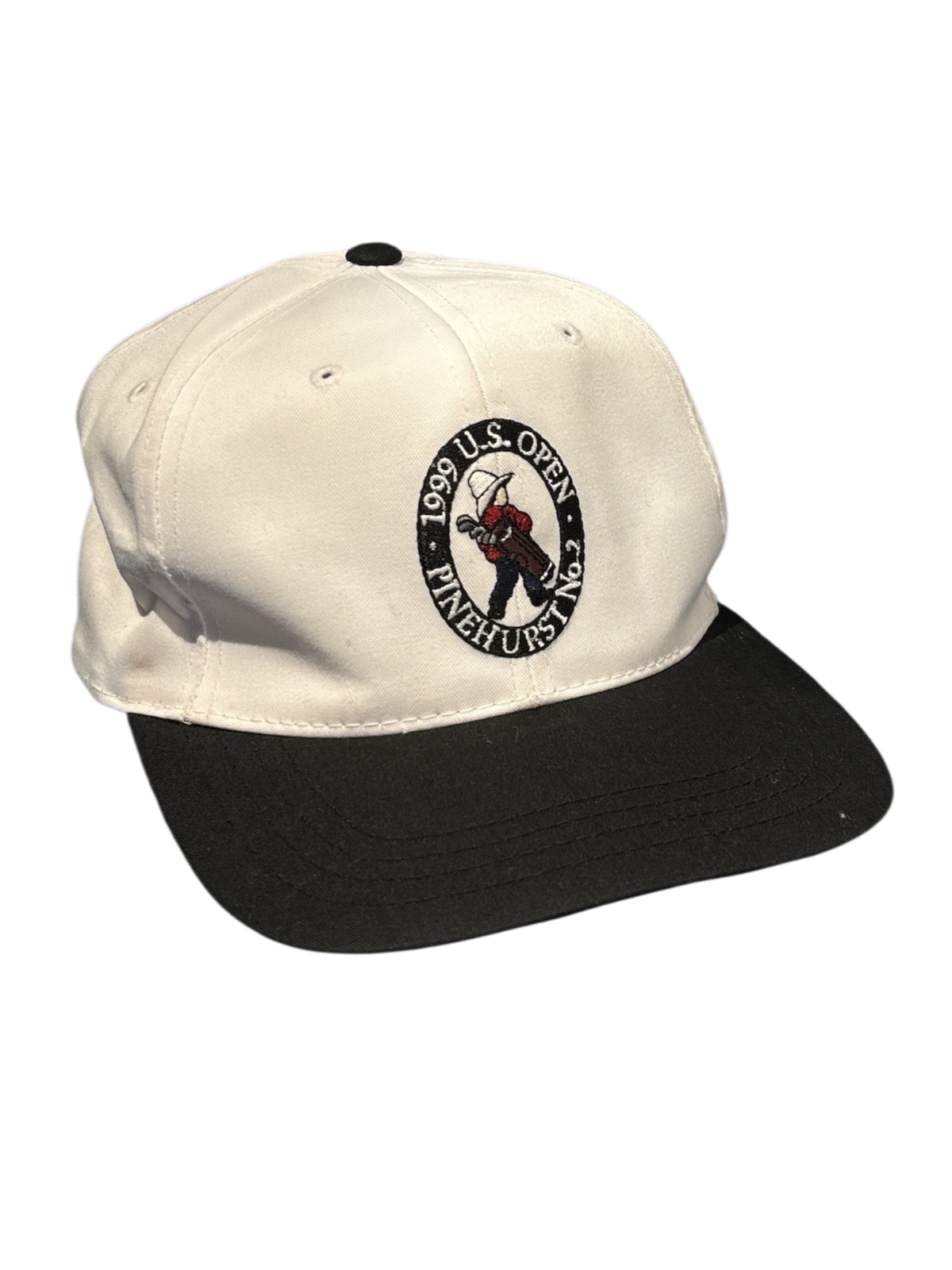 White blue  Us open vtg hat