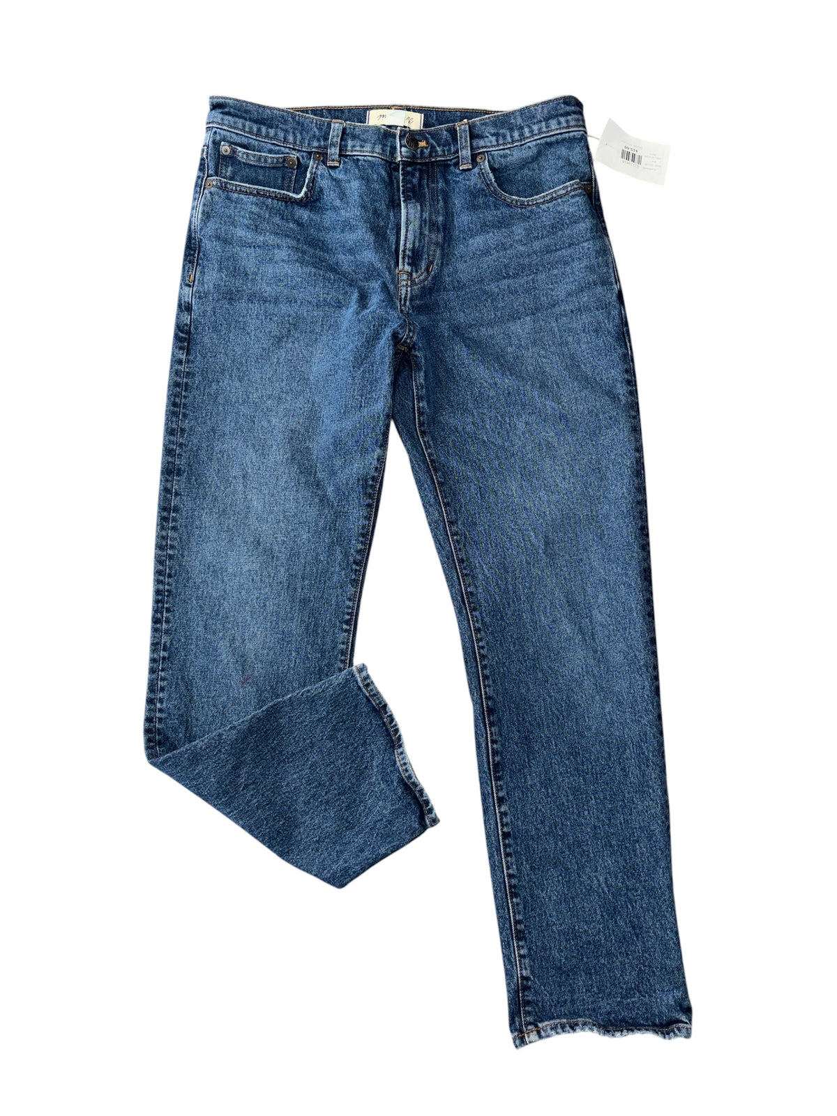 blue madewell 1991 straight jeans, 32x30