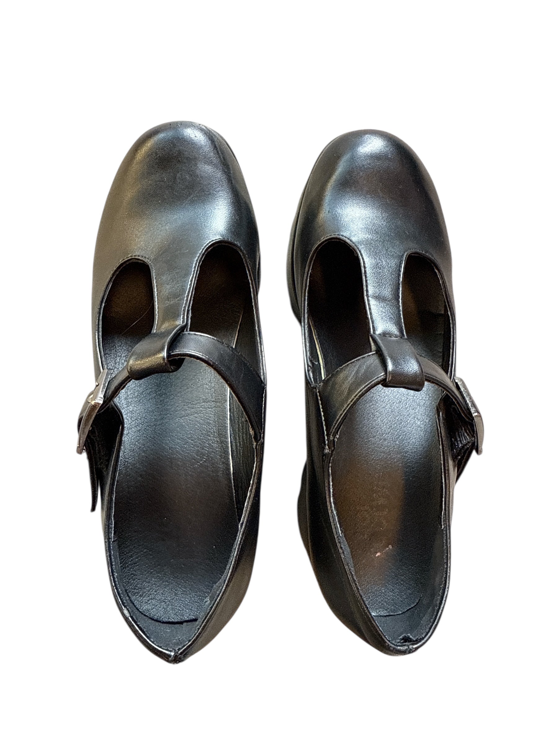 black koi footwear platform mary jane shoes, 6