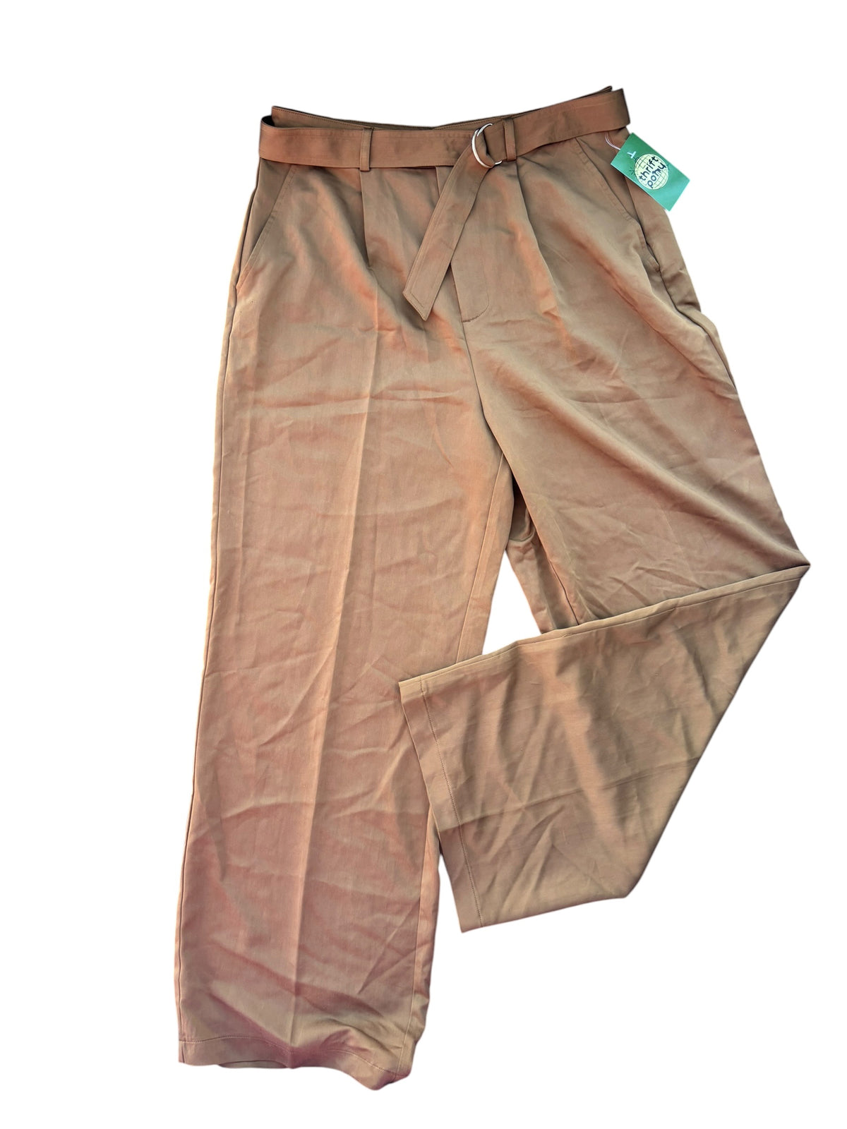 brown 7 for all mankind NWT belted trousers, L