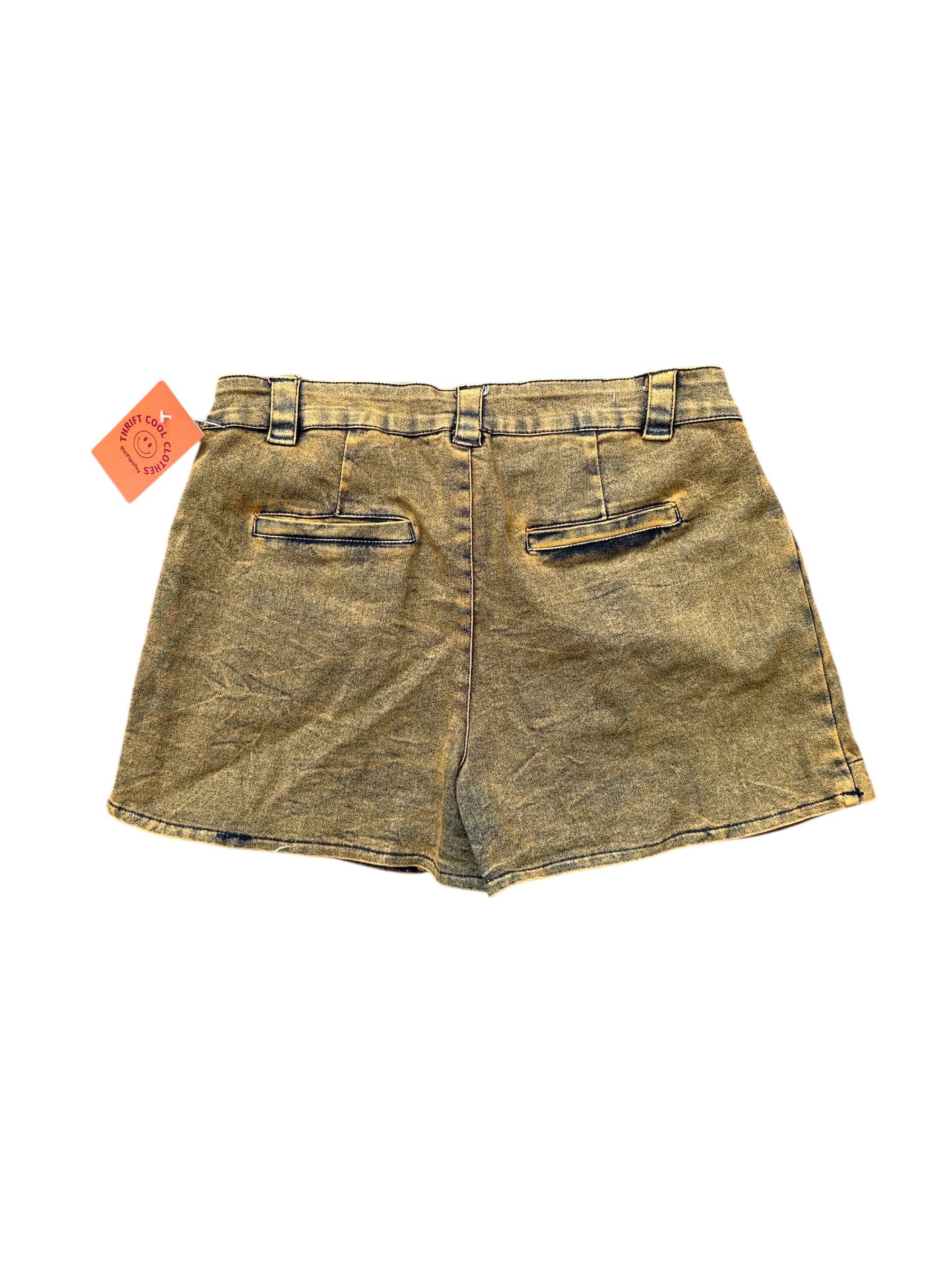 bleached denim  kroix denim skort, xl