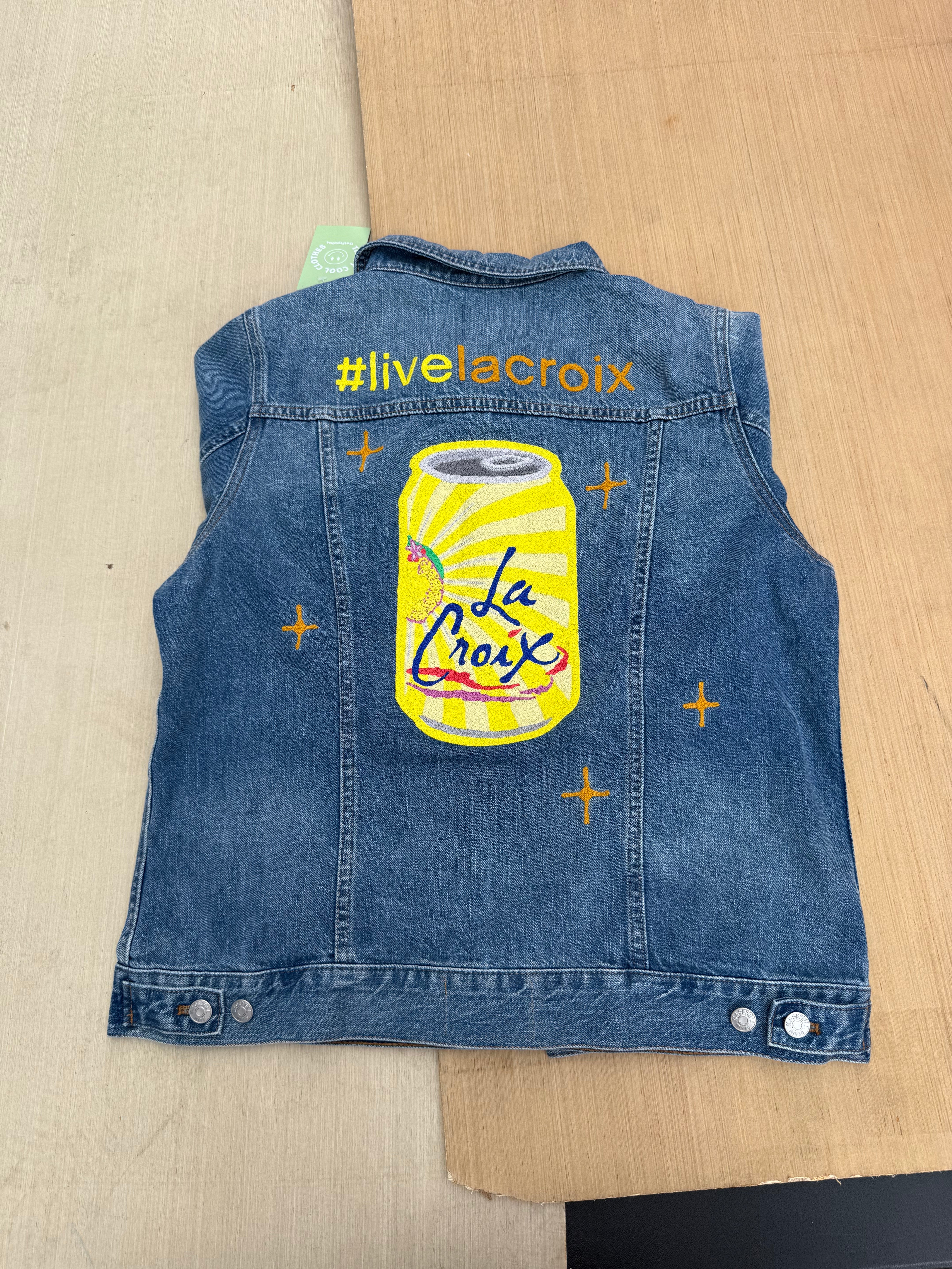 blue madewell la croix denim jacket, L