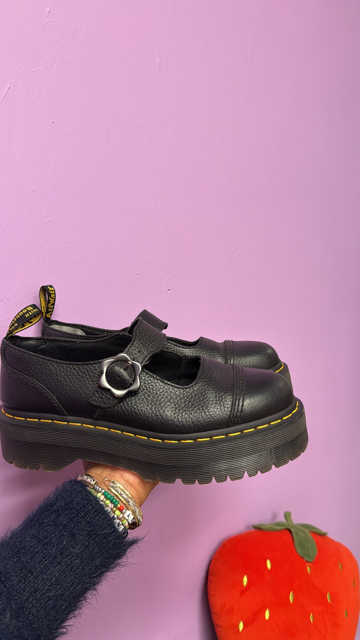 Dr marten platform mary janes, 10L