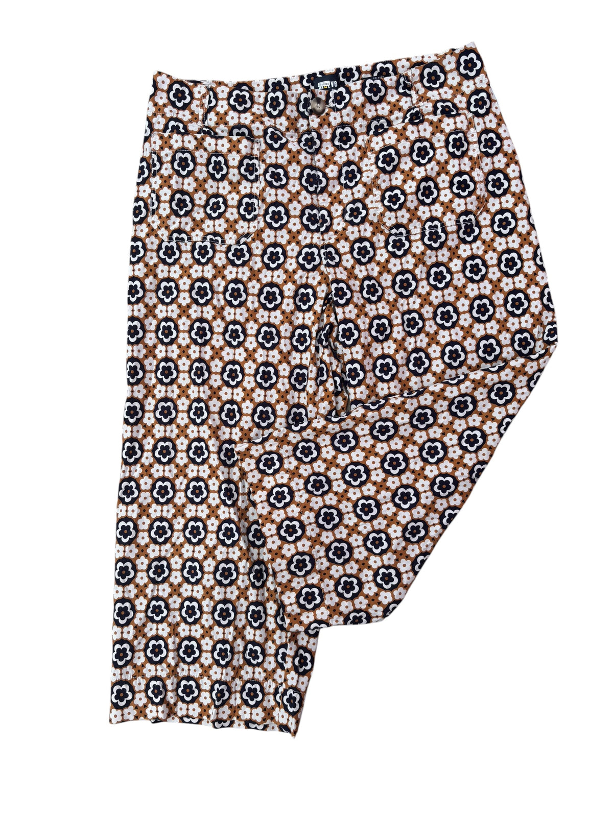 brown navy maeve floral trousers, 18
