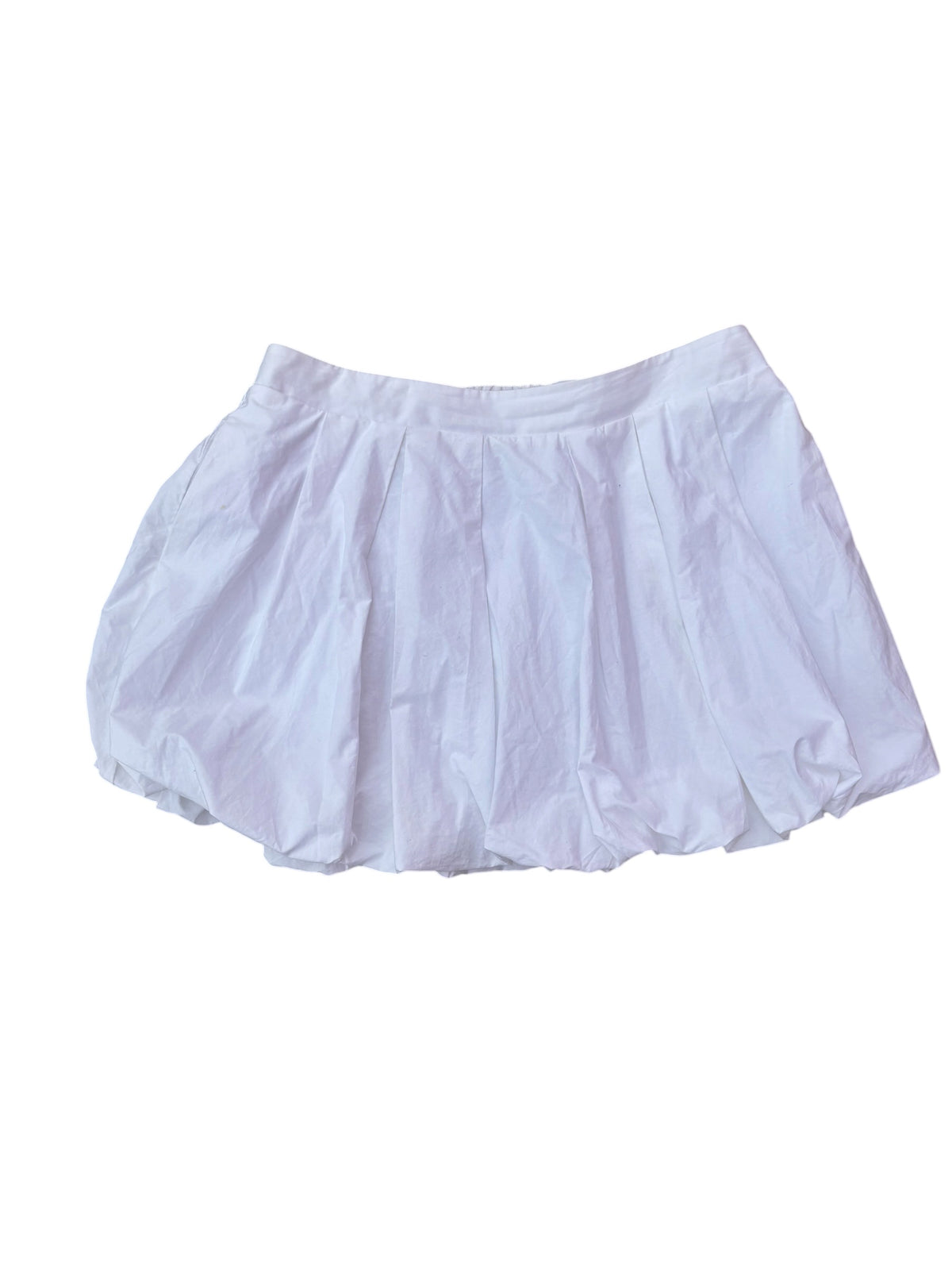 white a new day bubble mini skirt, xl