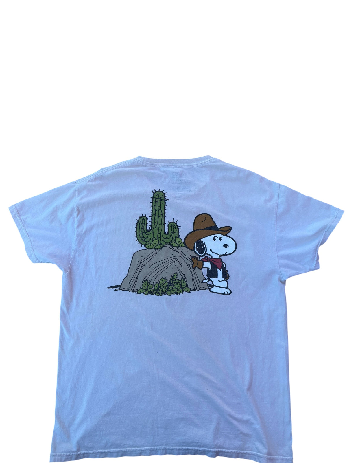 tan peanuts snoopy tee, m