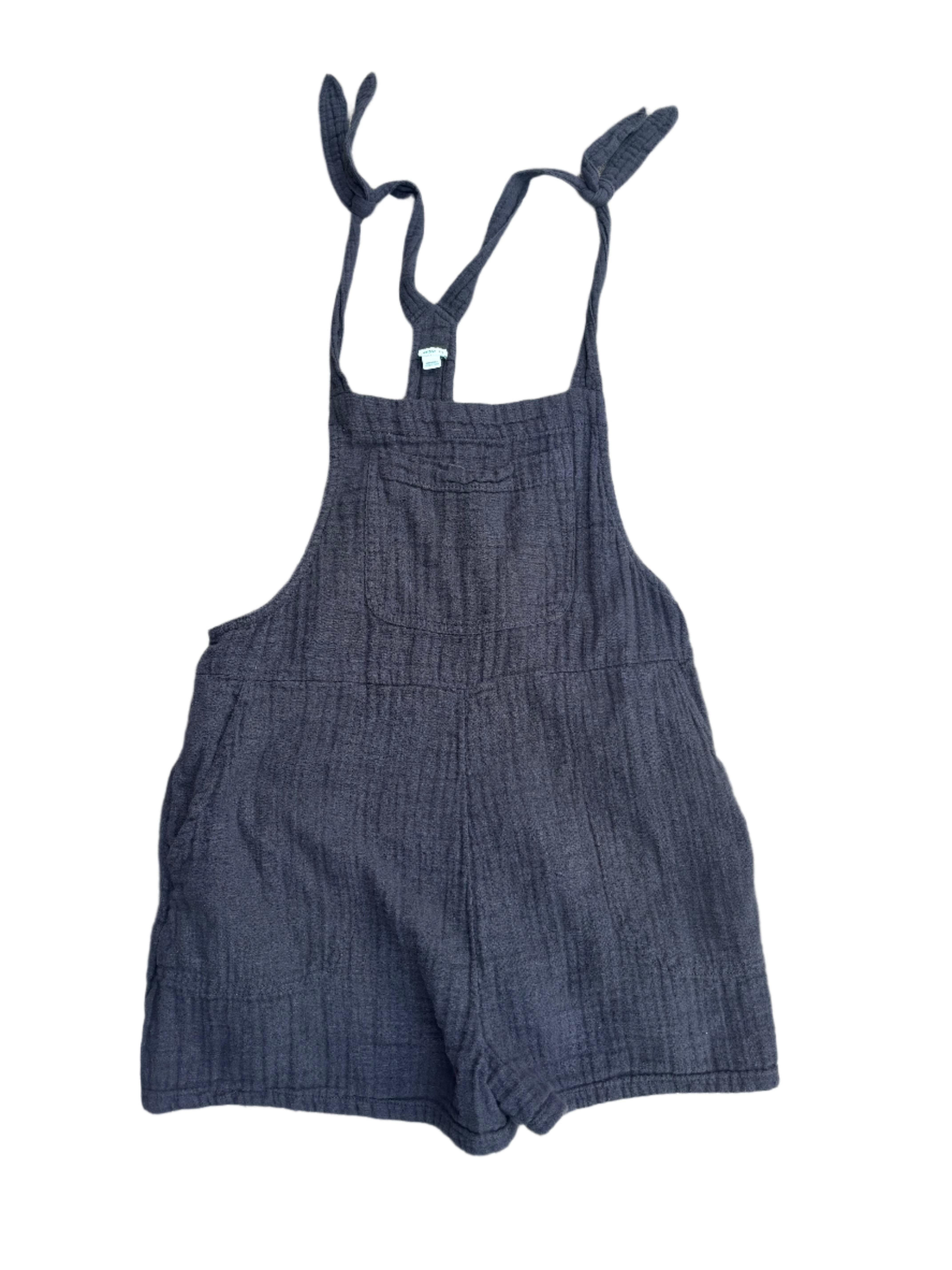 Grey Aerie Gauze overalls shorts, L