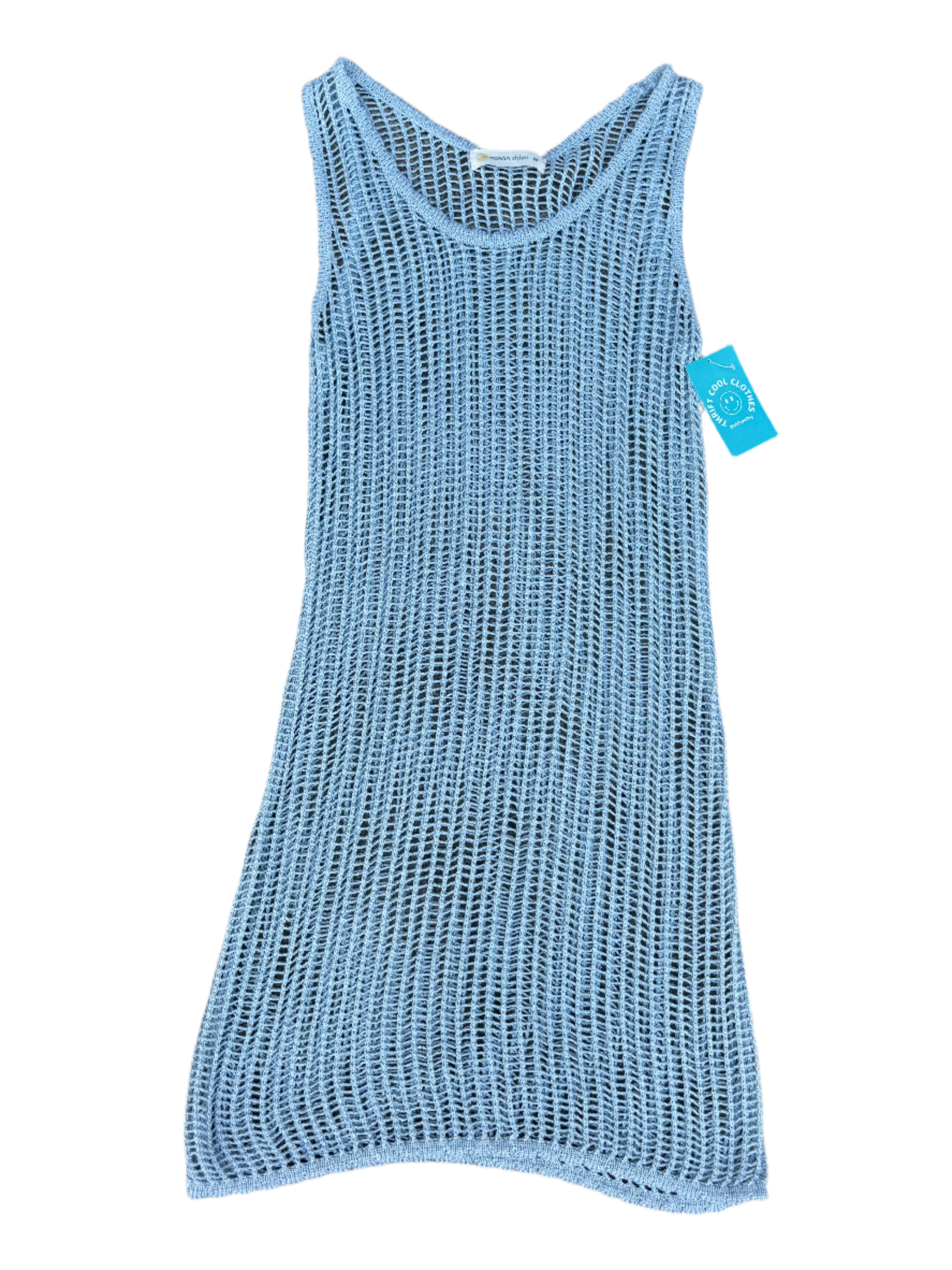 Blue Ocean drive Crochet dress, M