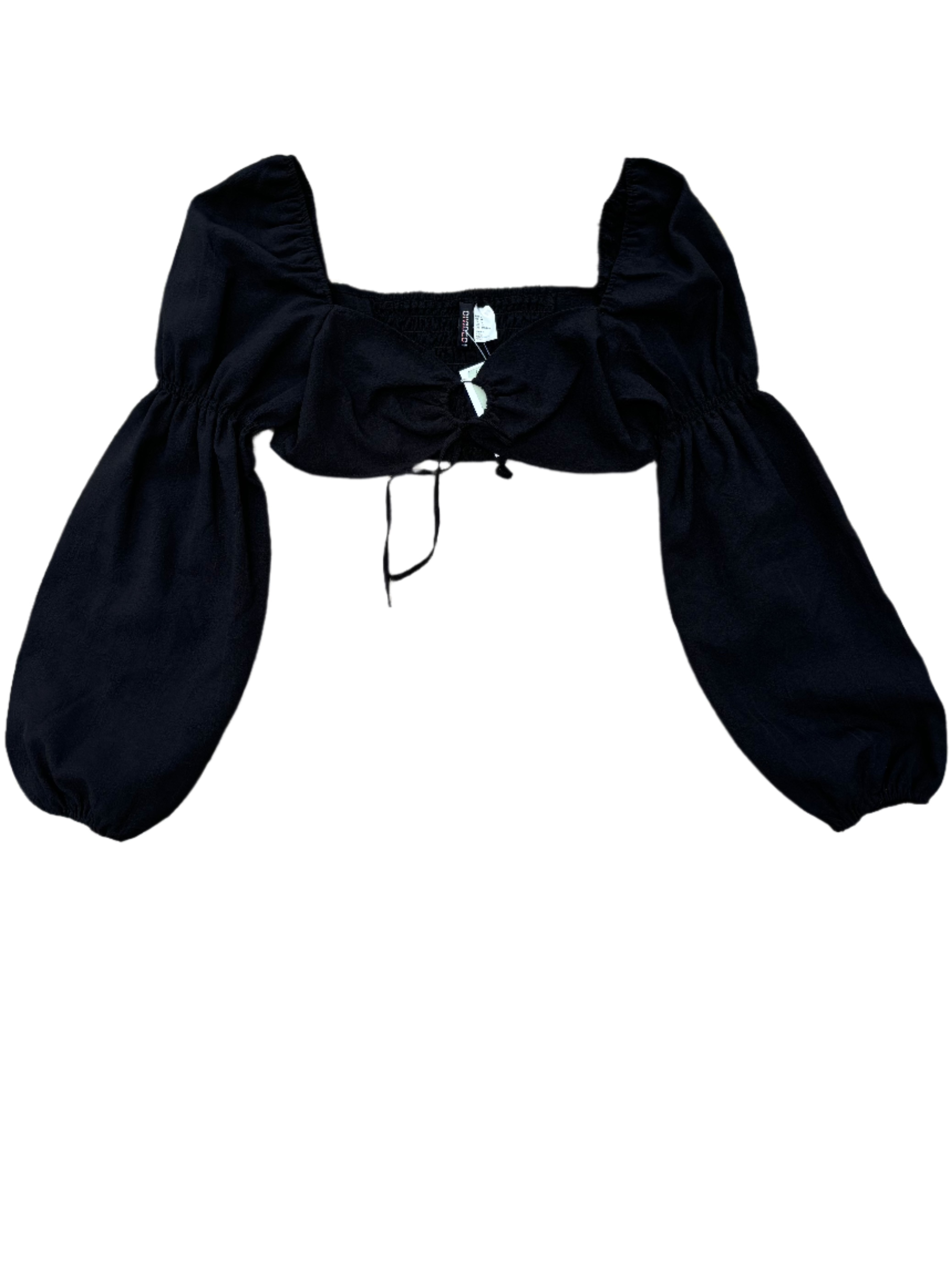 black H&M NWT crop top, M