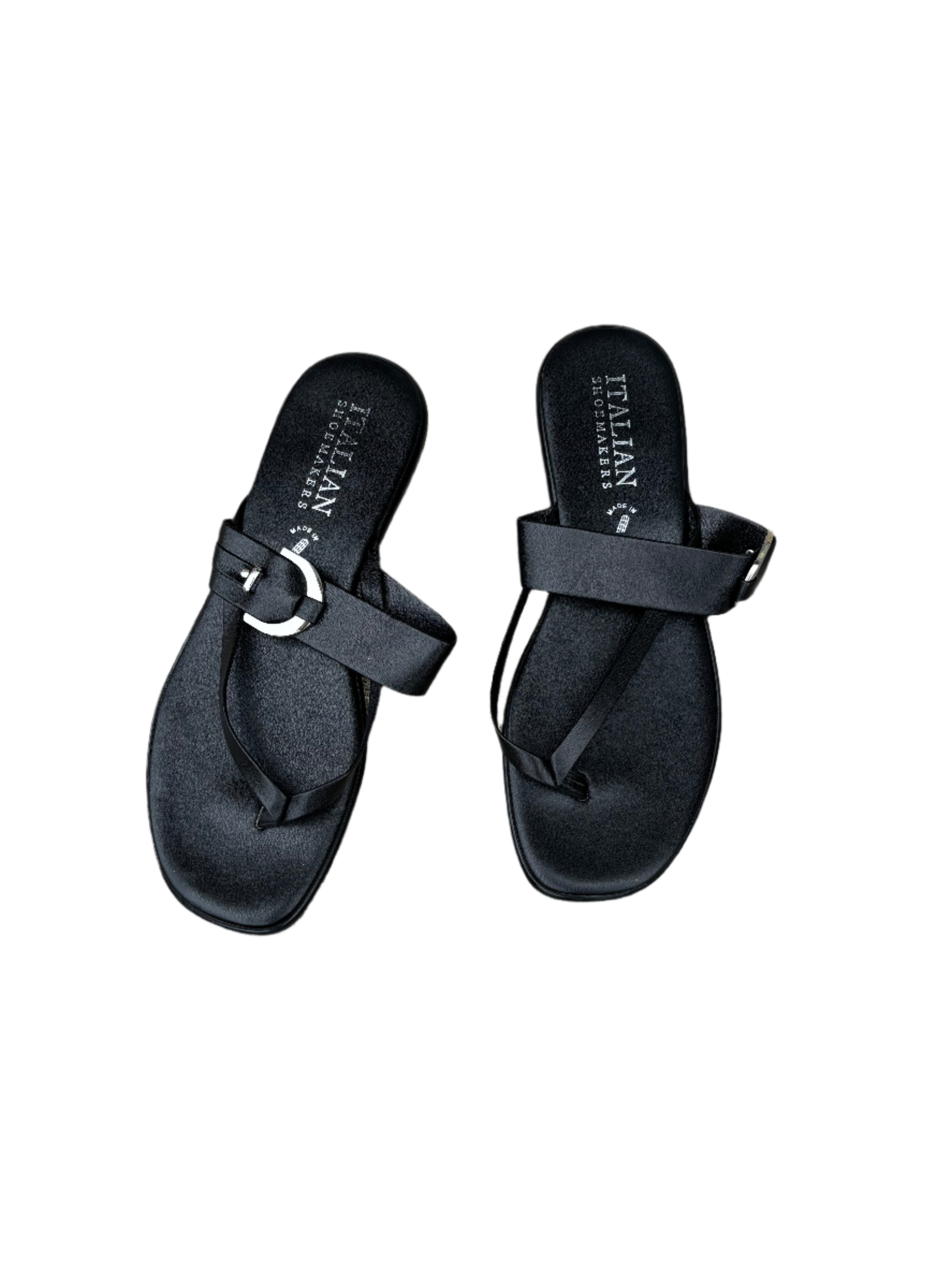 black italian shoemakers leather sandals, 10