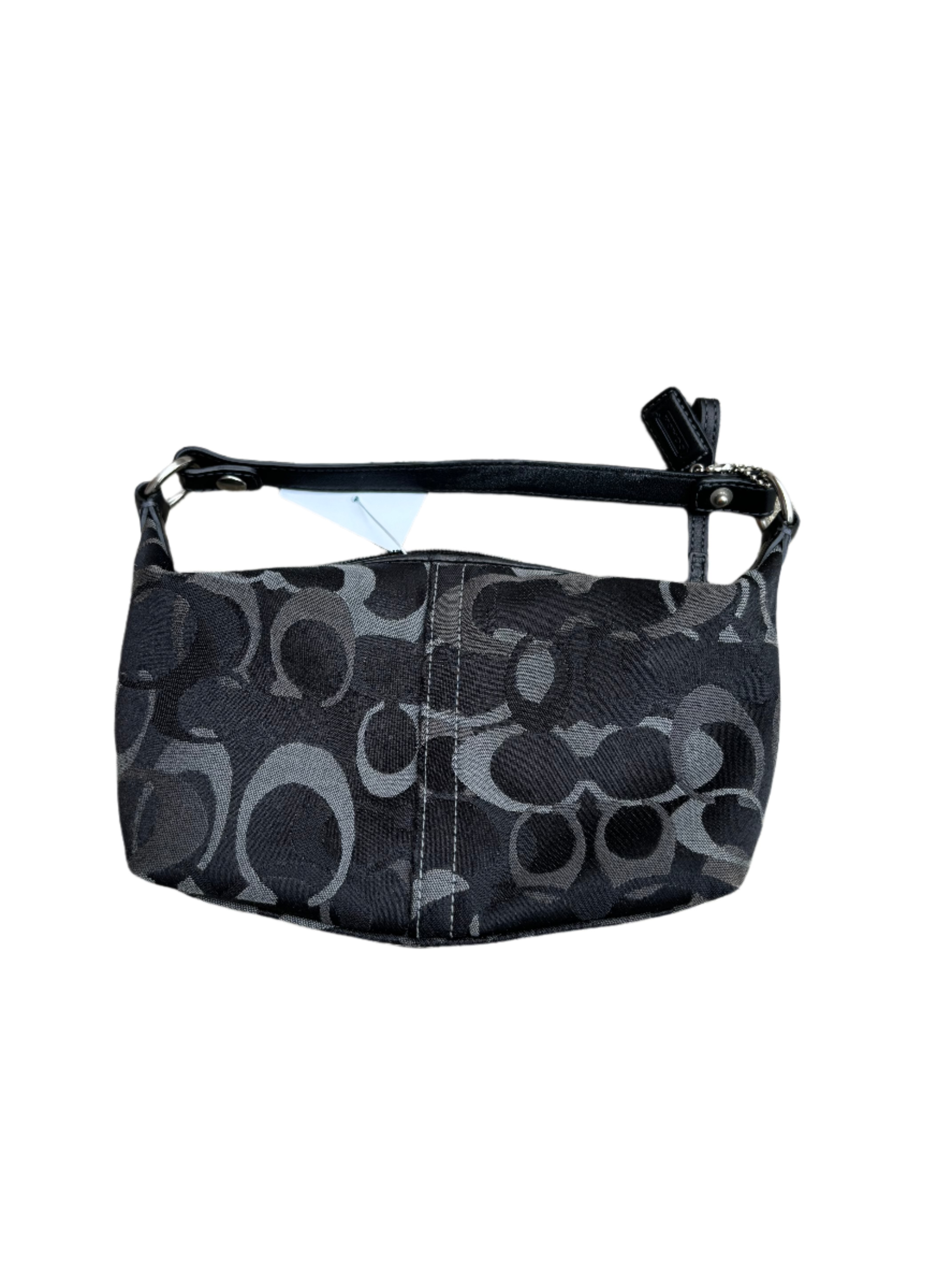 black coach y2k shoulder bag