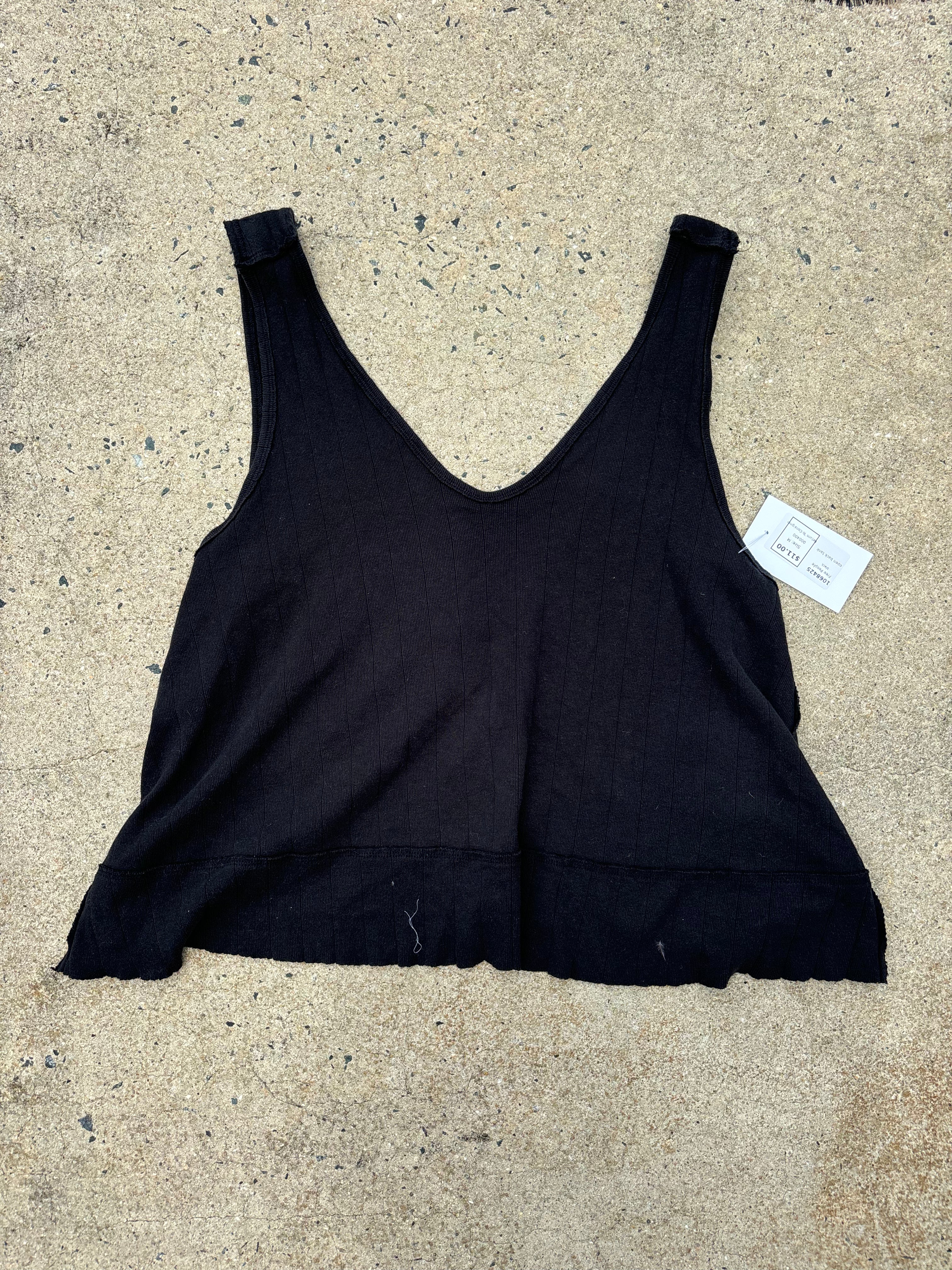 black Free People open back tank, M
