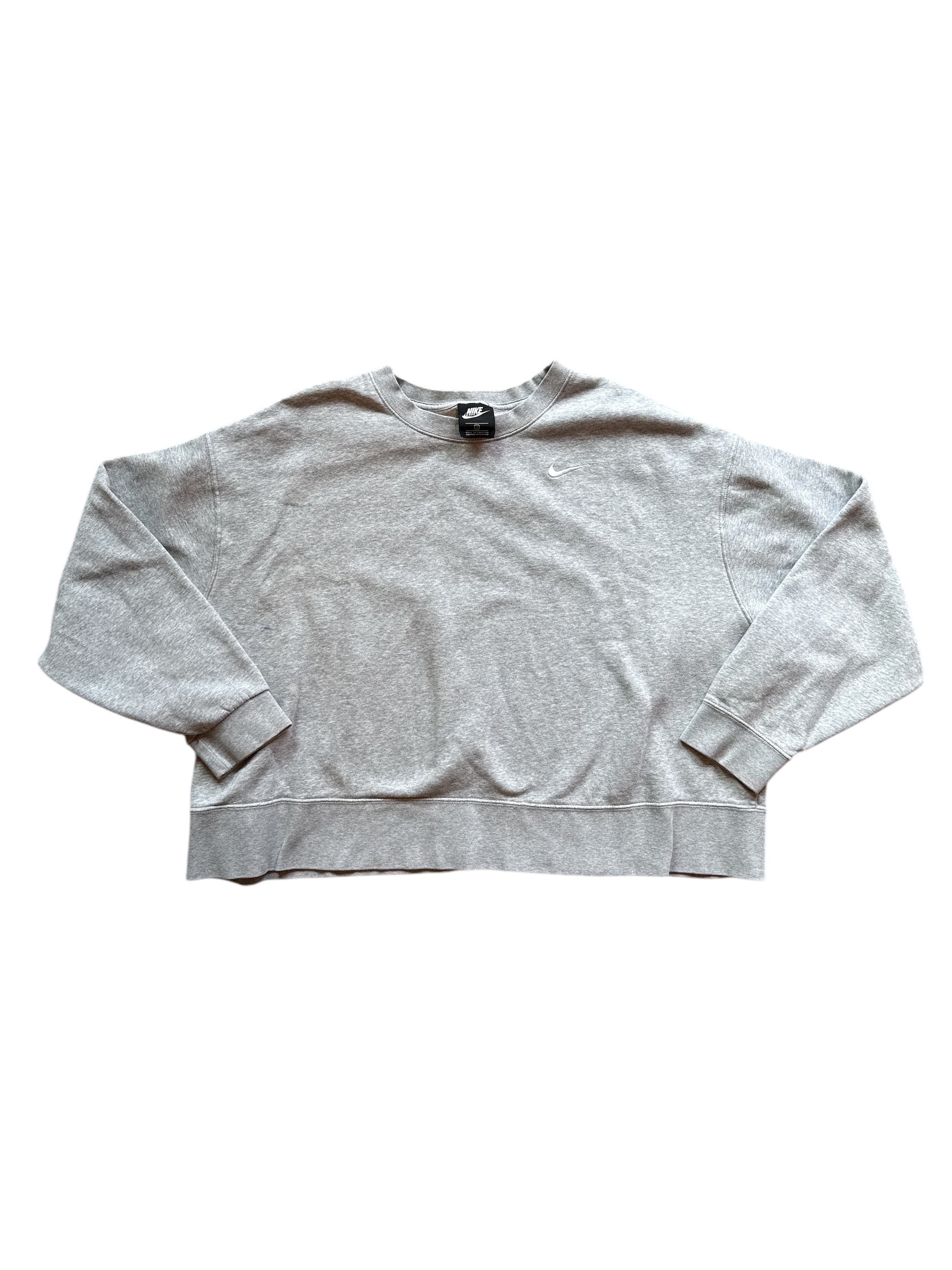 Gray Nike Check crewneck, 3x