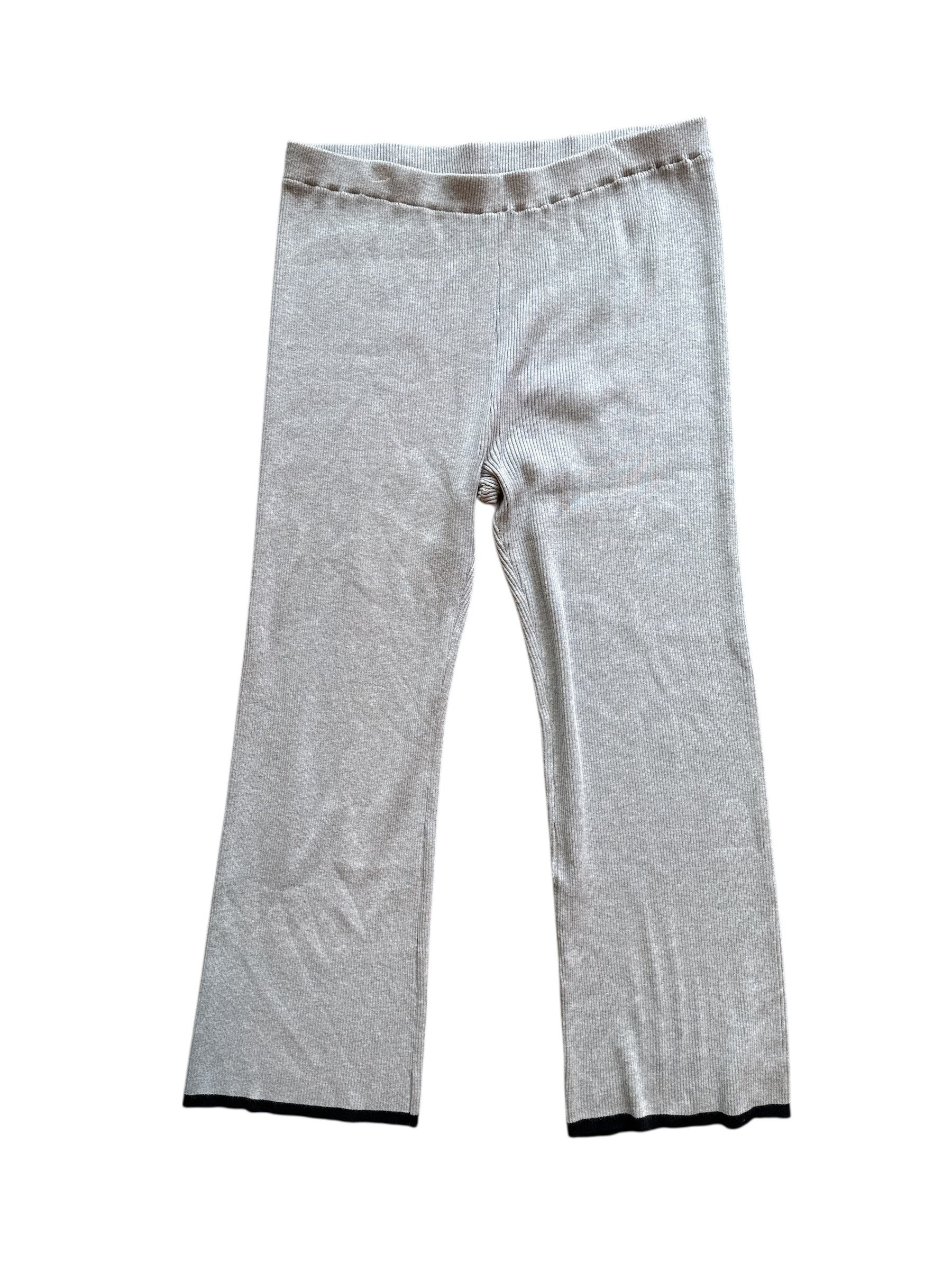 Grey Fashion Nova Ribbed sweater pants, 1x