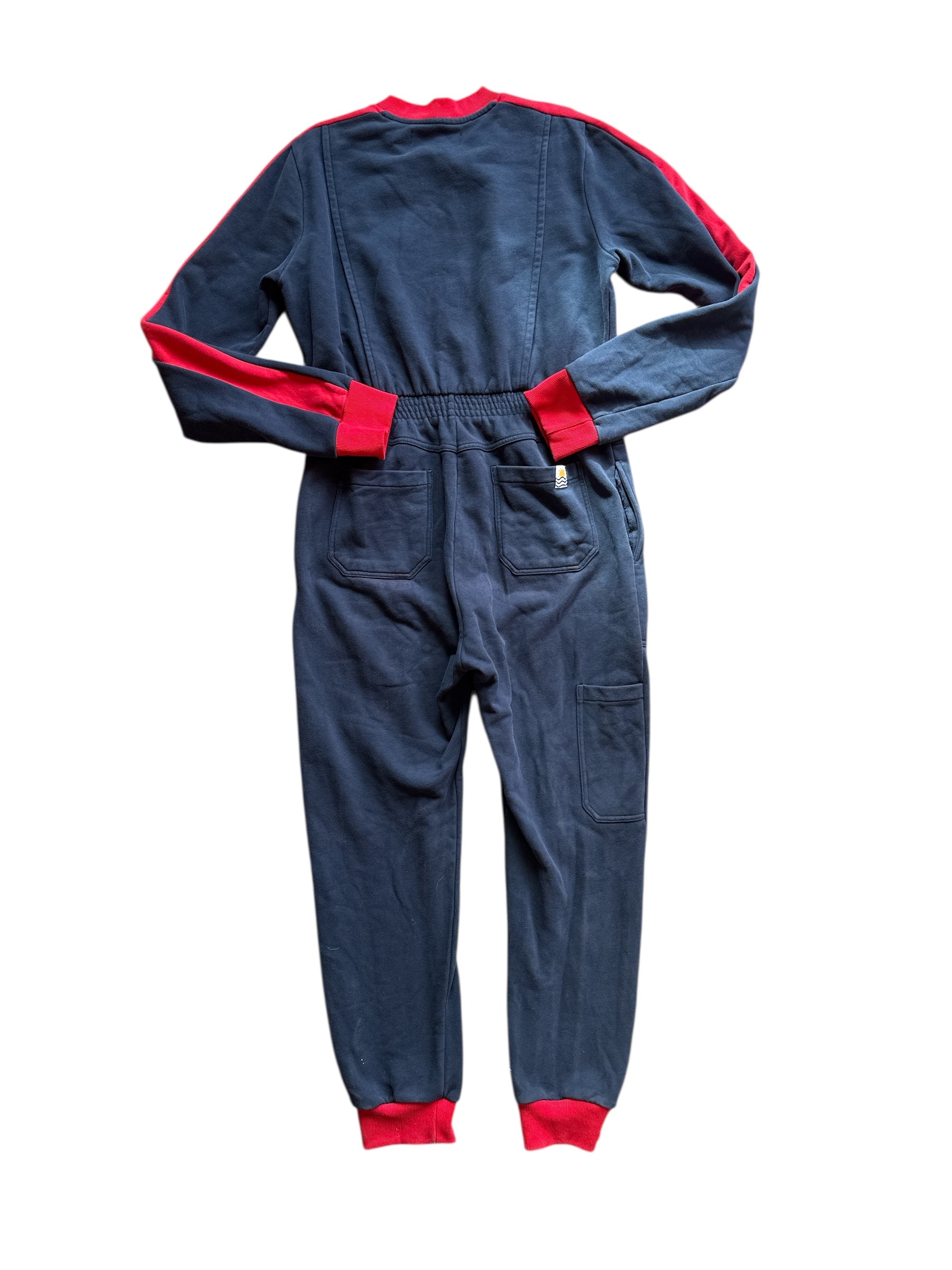 navy red lf markey sweat jumpsuit, 12
