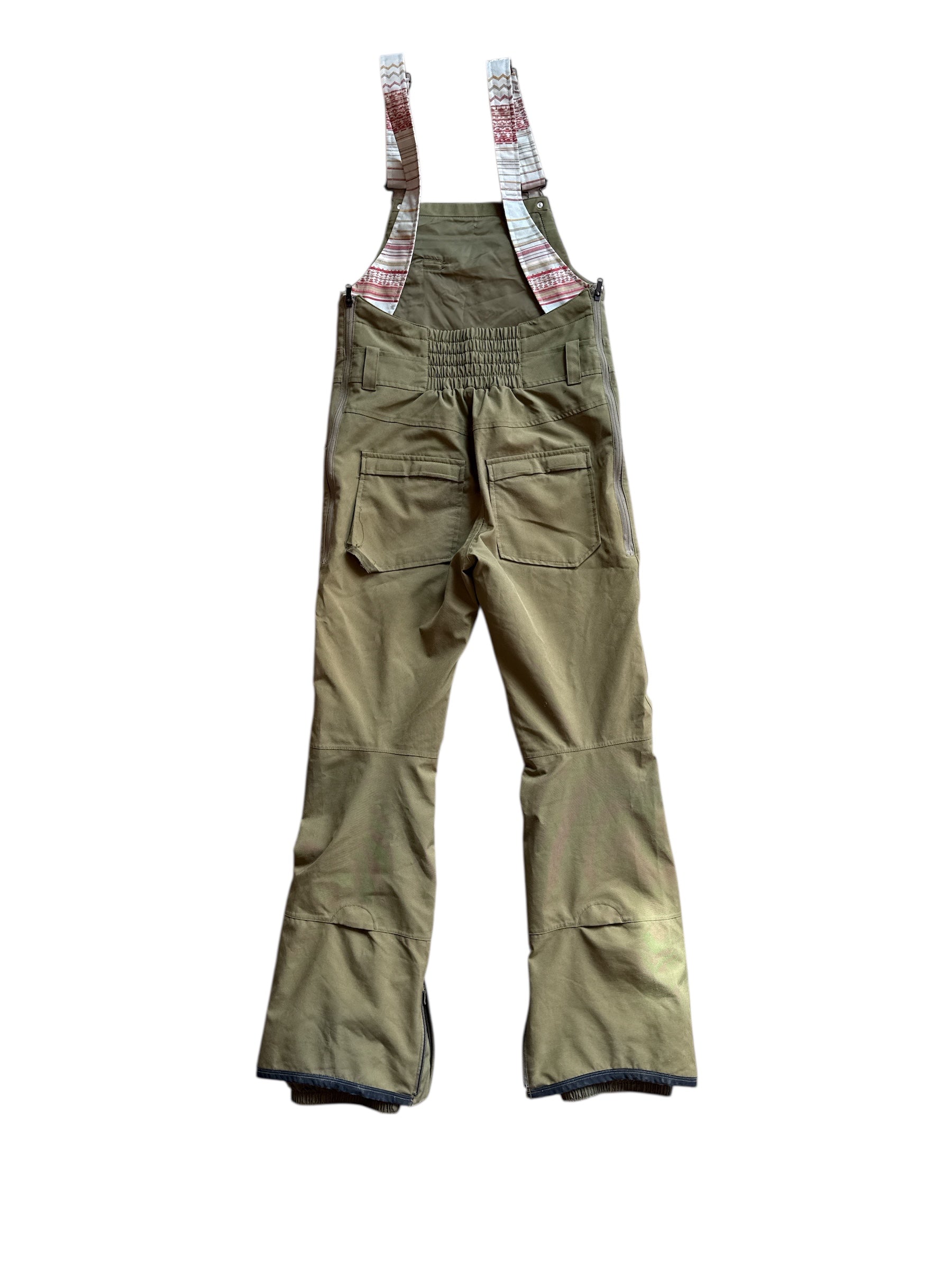 Green Burton Green ski bibs, S