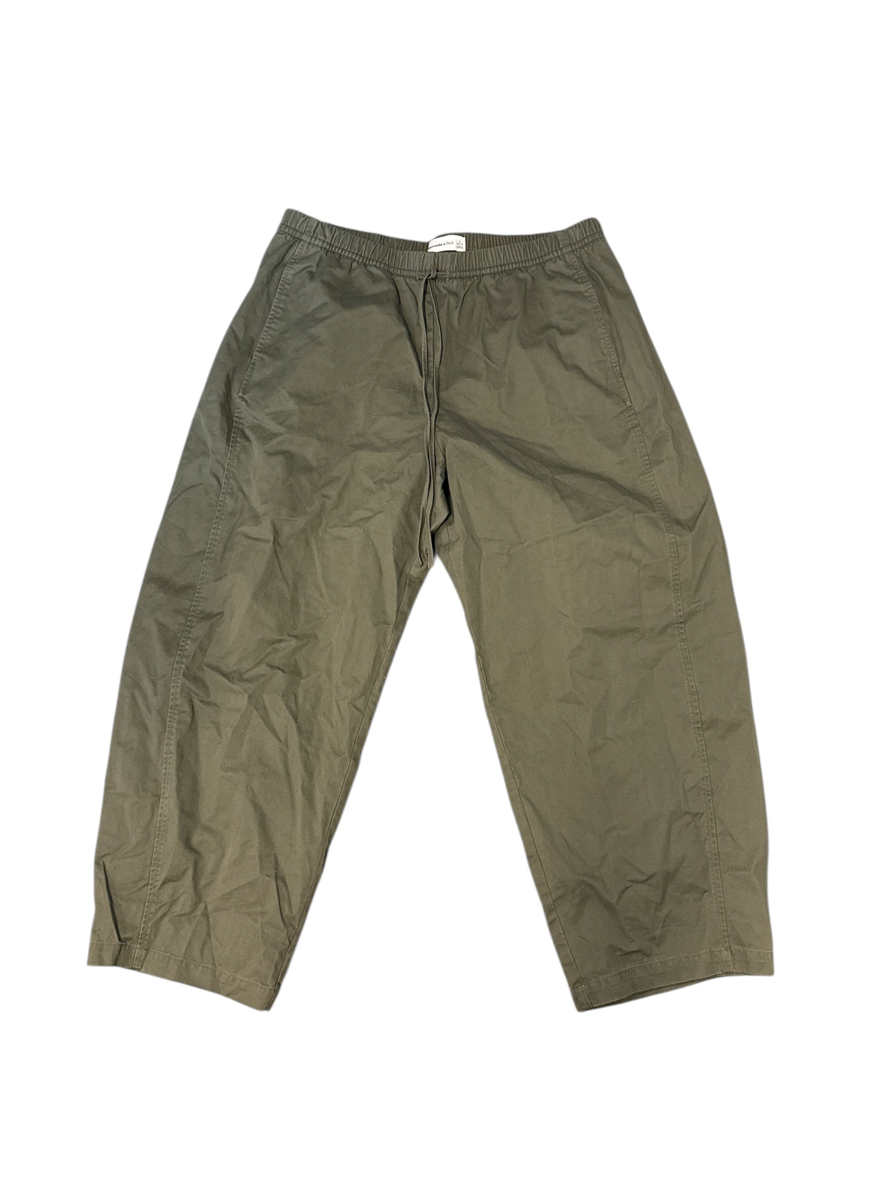 army green abercrombie Womens pants, L