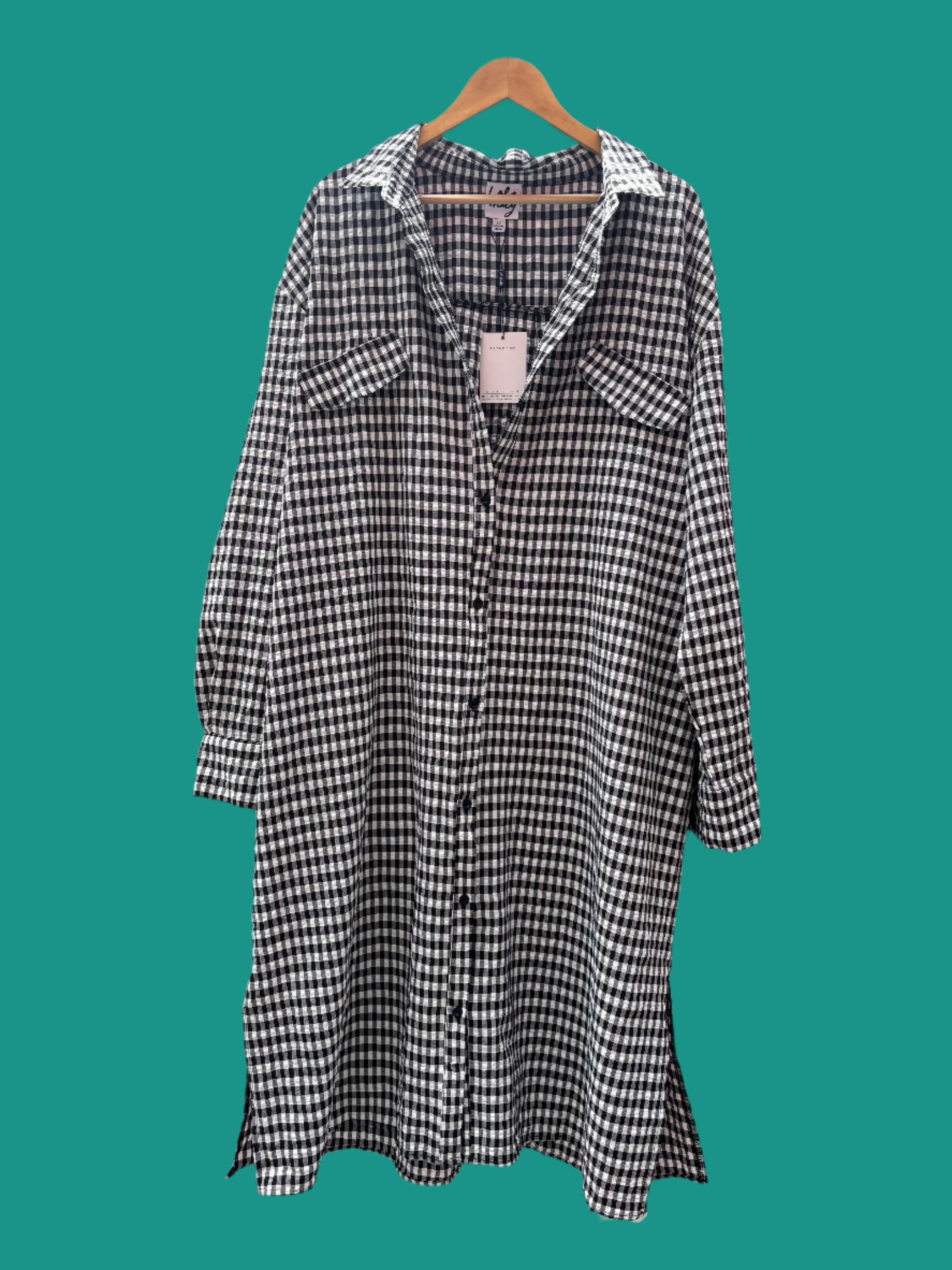 B&w lola may button up dress, 22