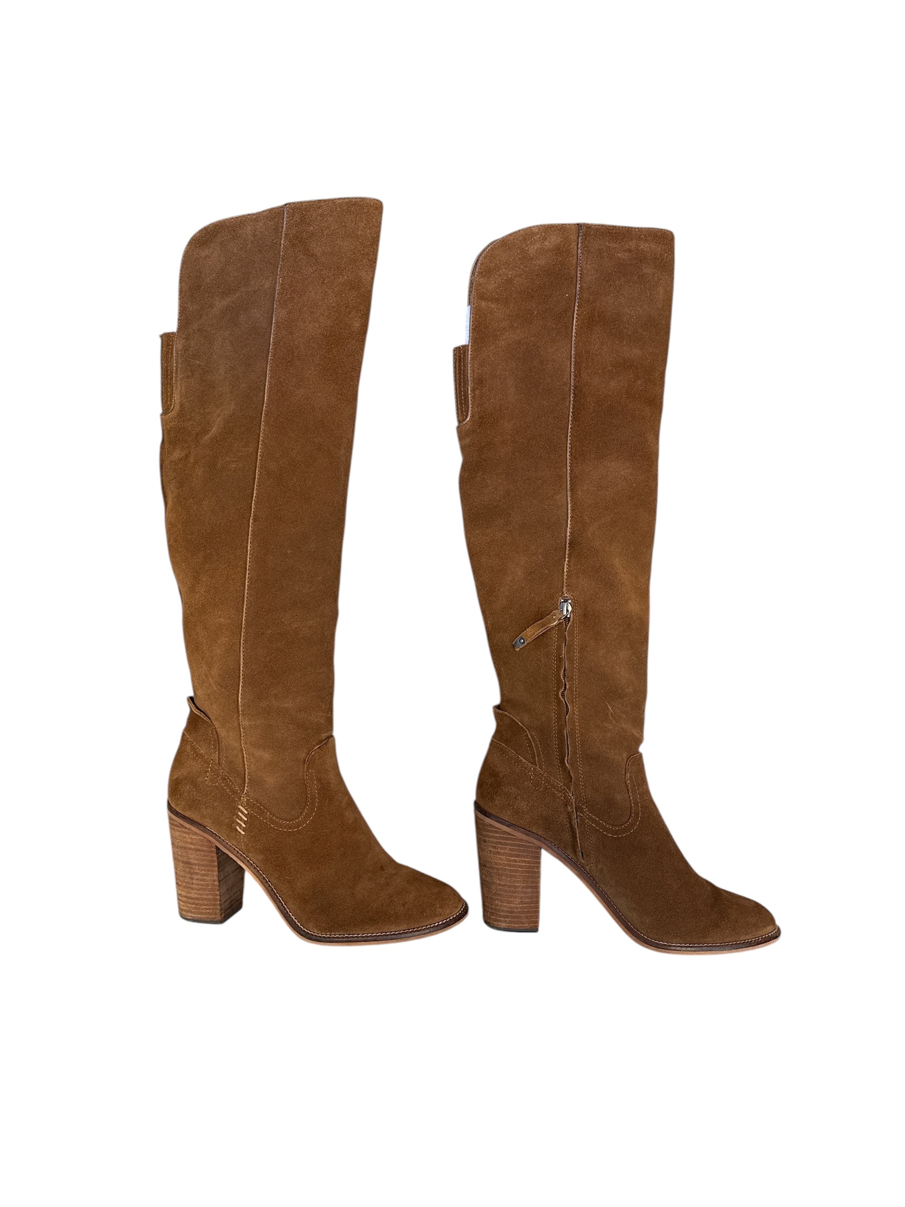 Brown Dolce vita Suede tall boots, 10