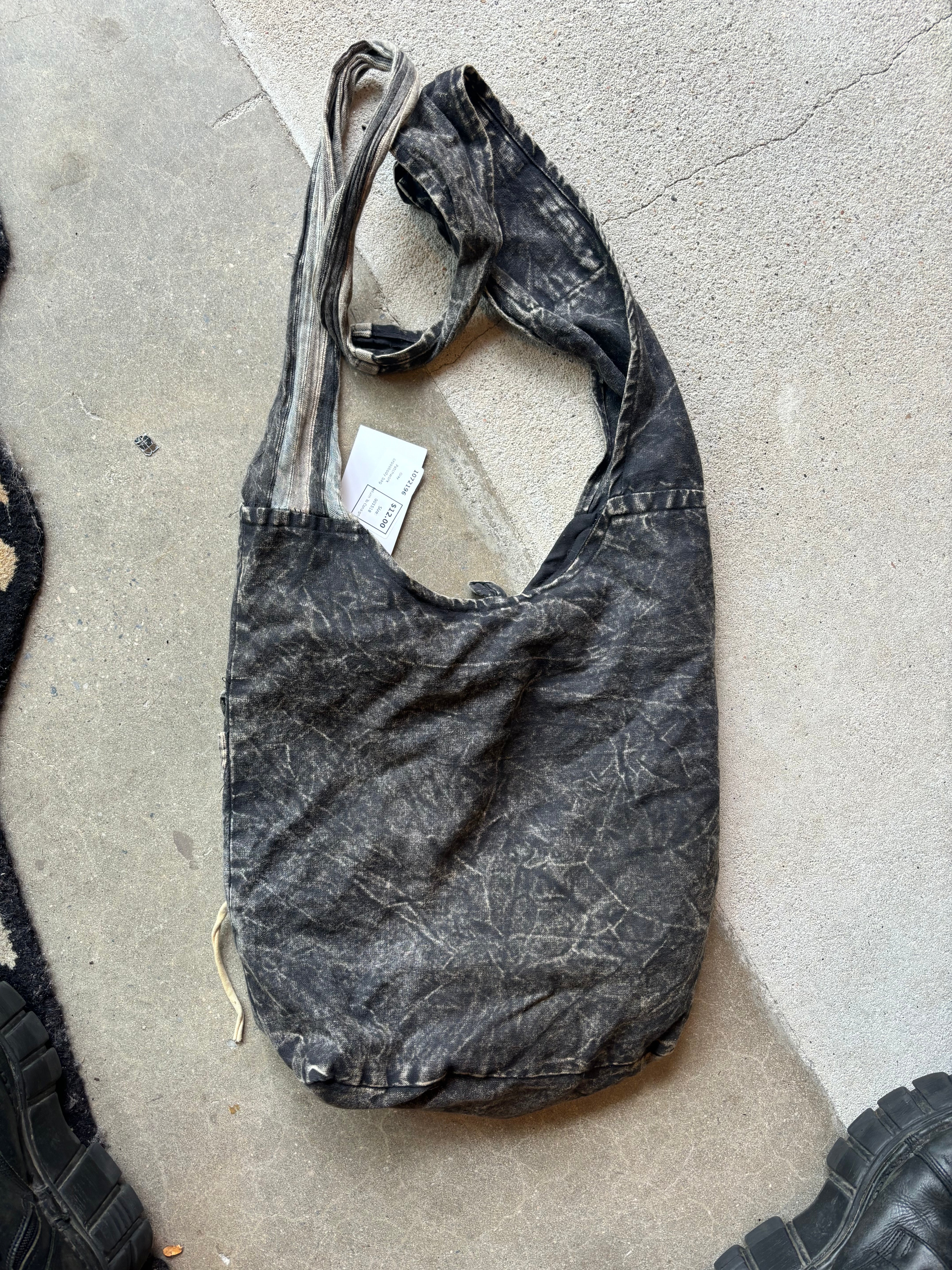 Gray  Patchwork crossbody bag