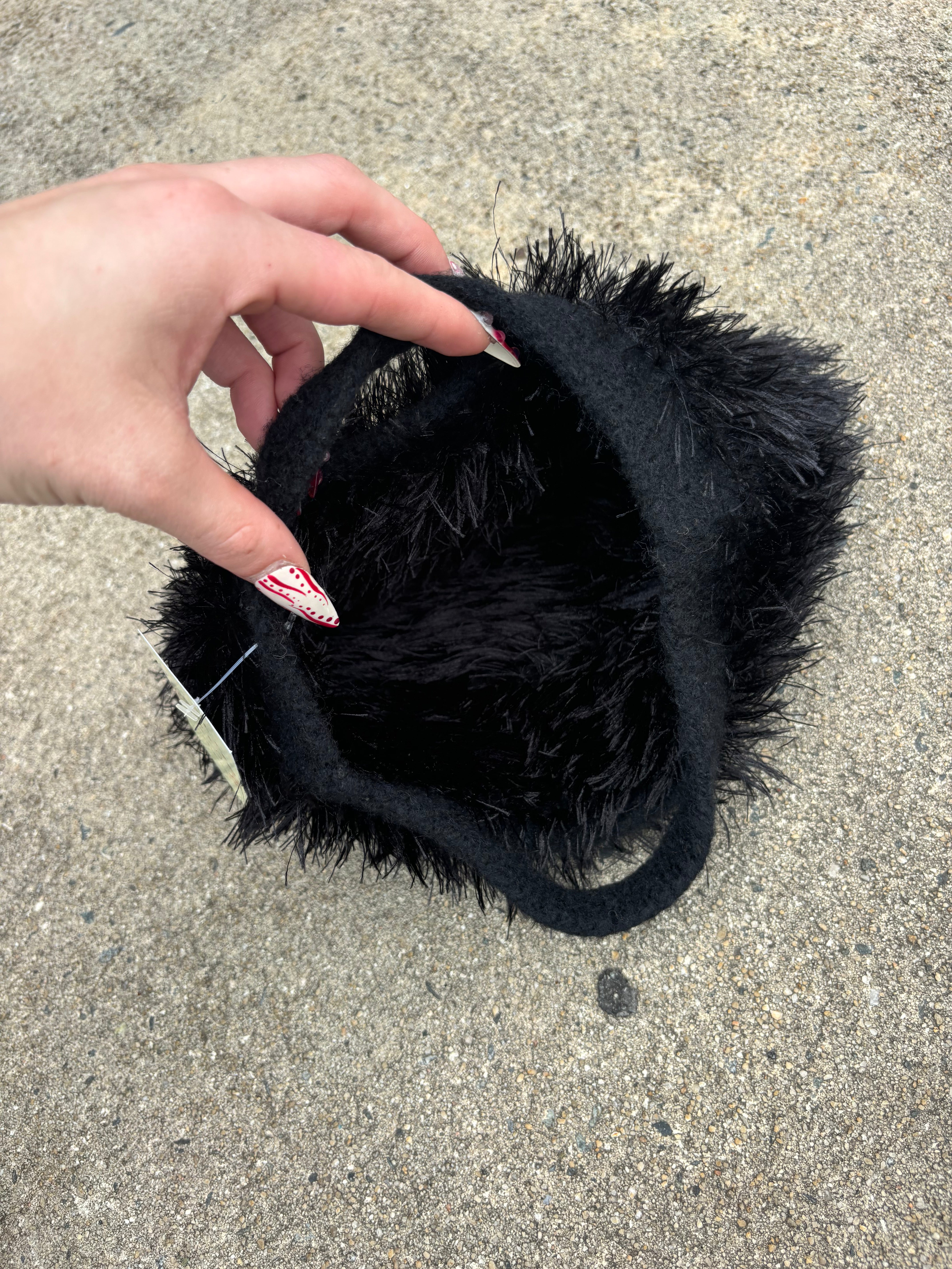 furry bag