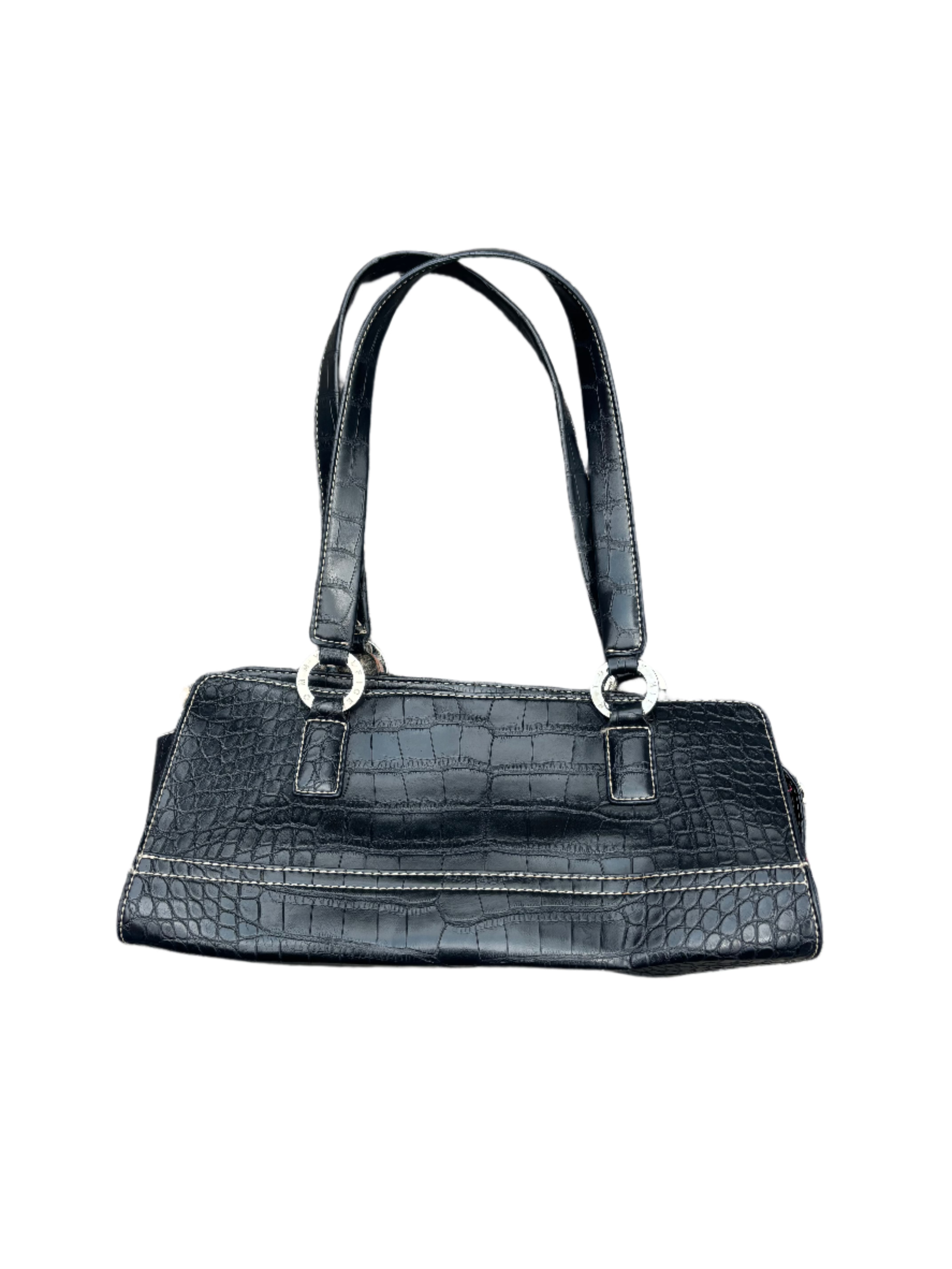 black Tommy Hilfiger faux leather handbag