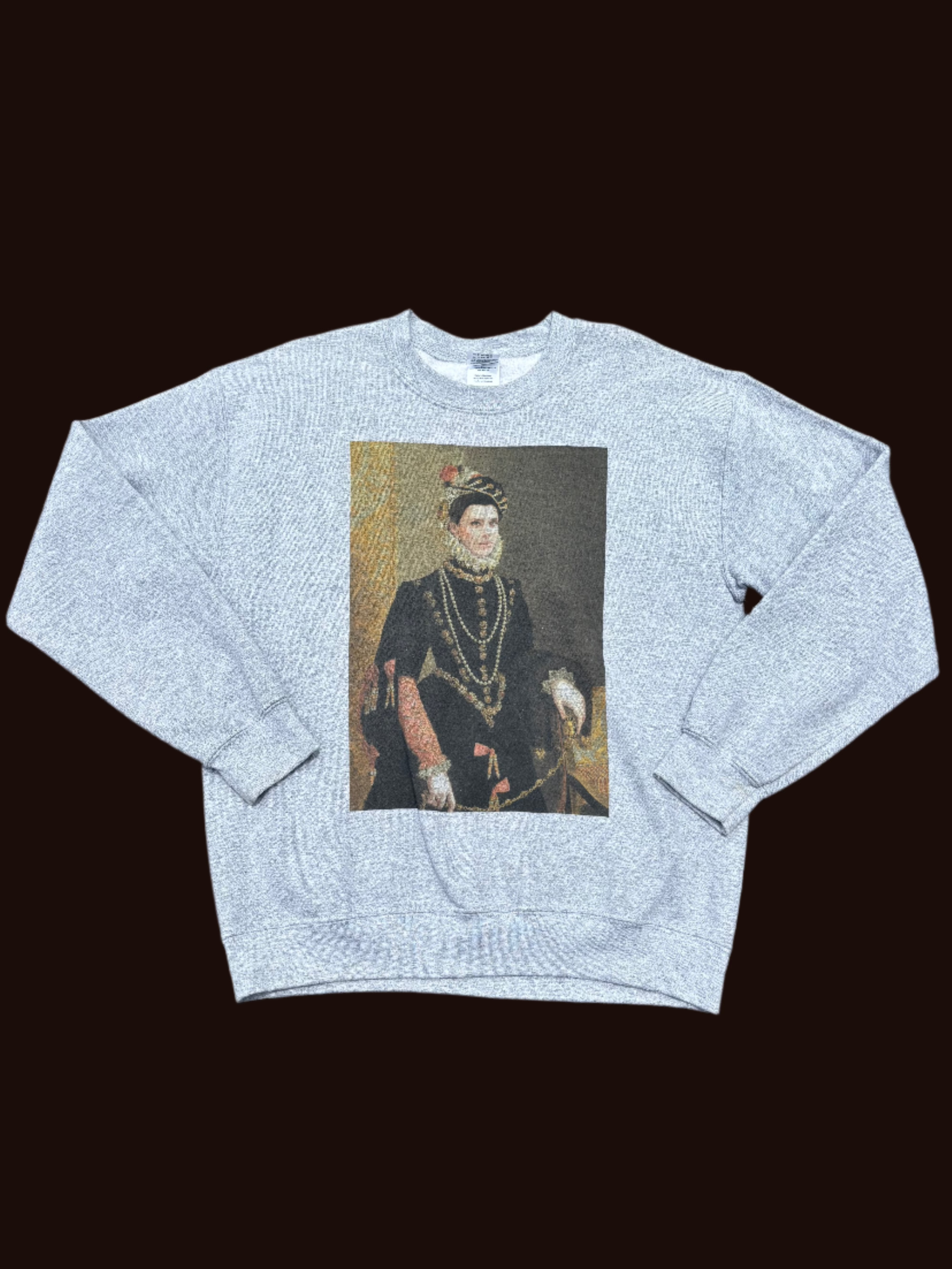 Grey Gildan Queen Lana crewneck, M