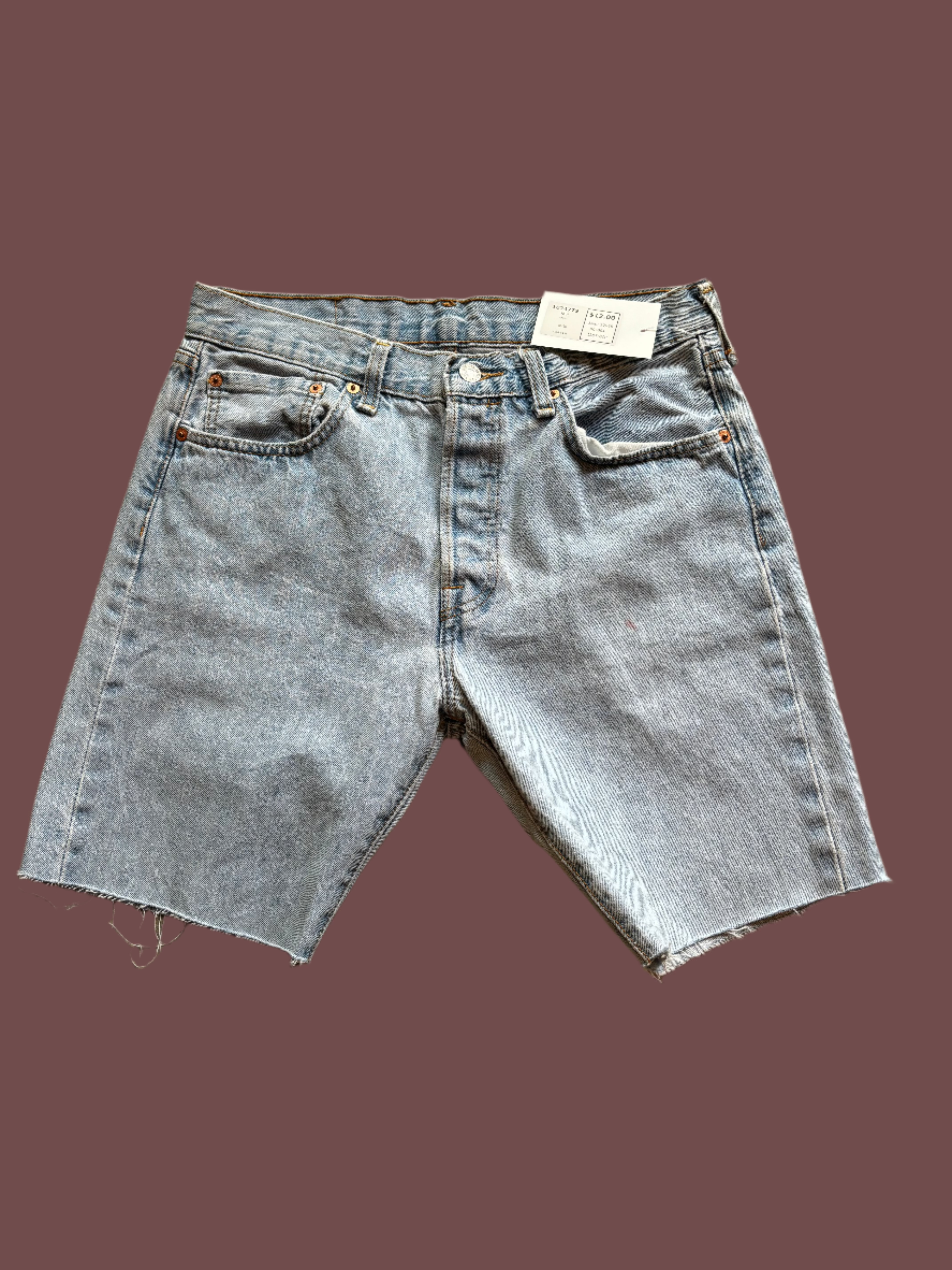blue levi jorts, 32x29