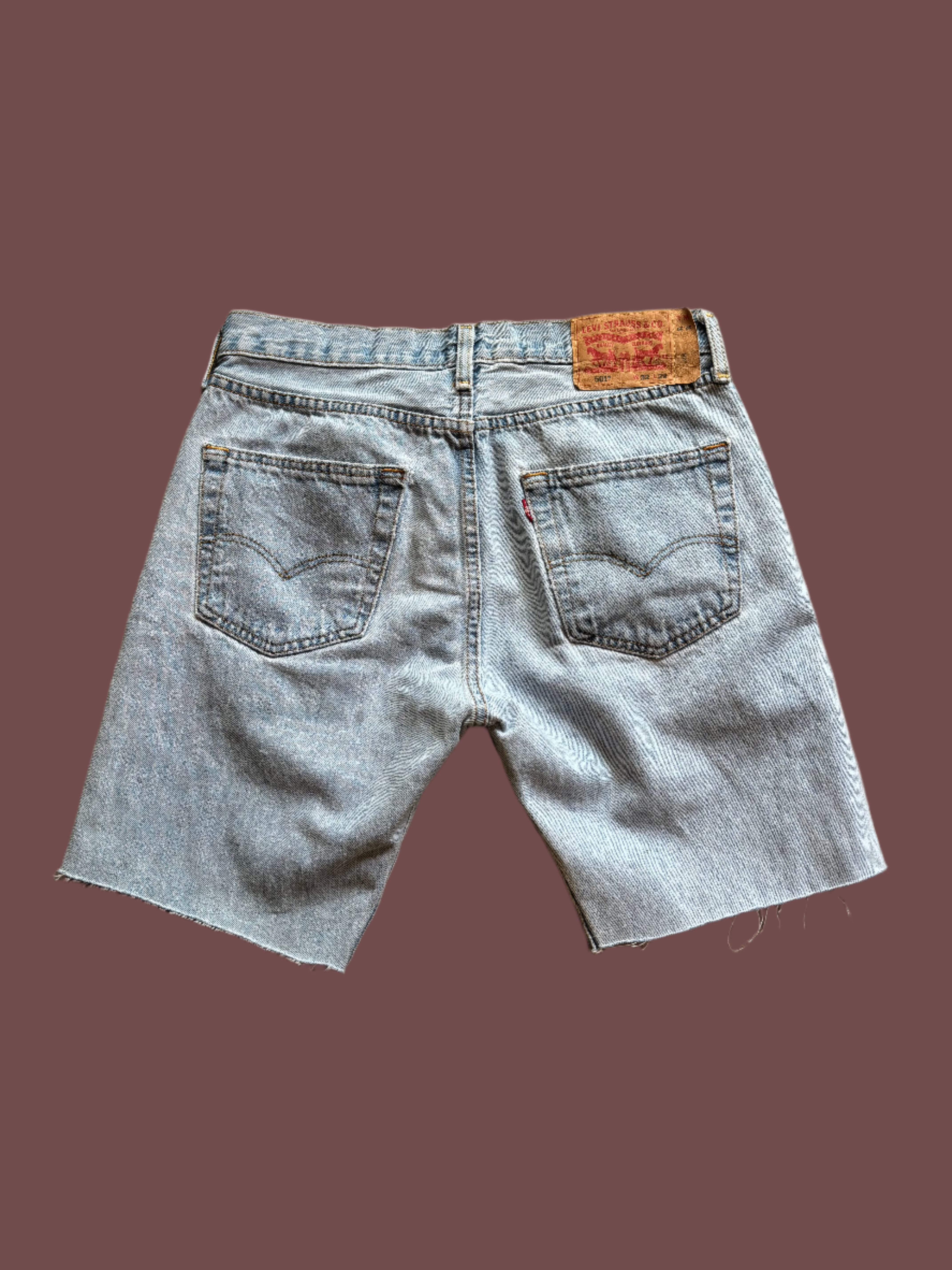 blue levi jorts, 32x29