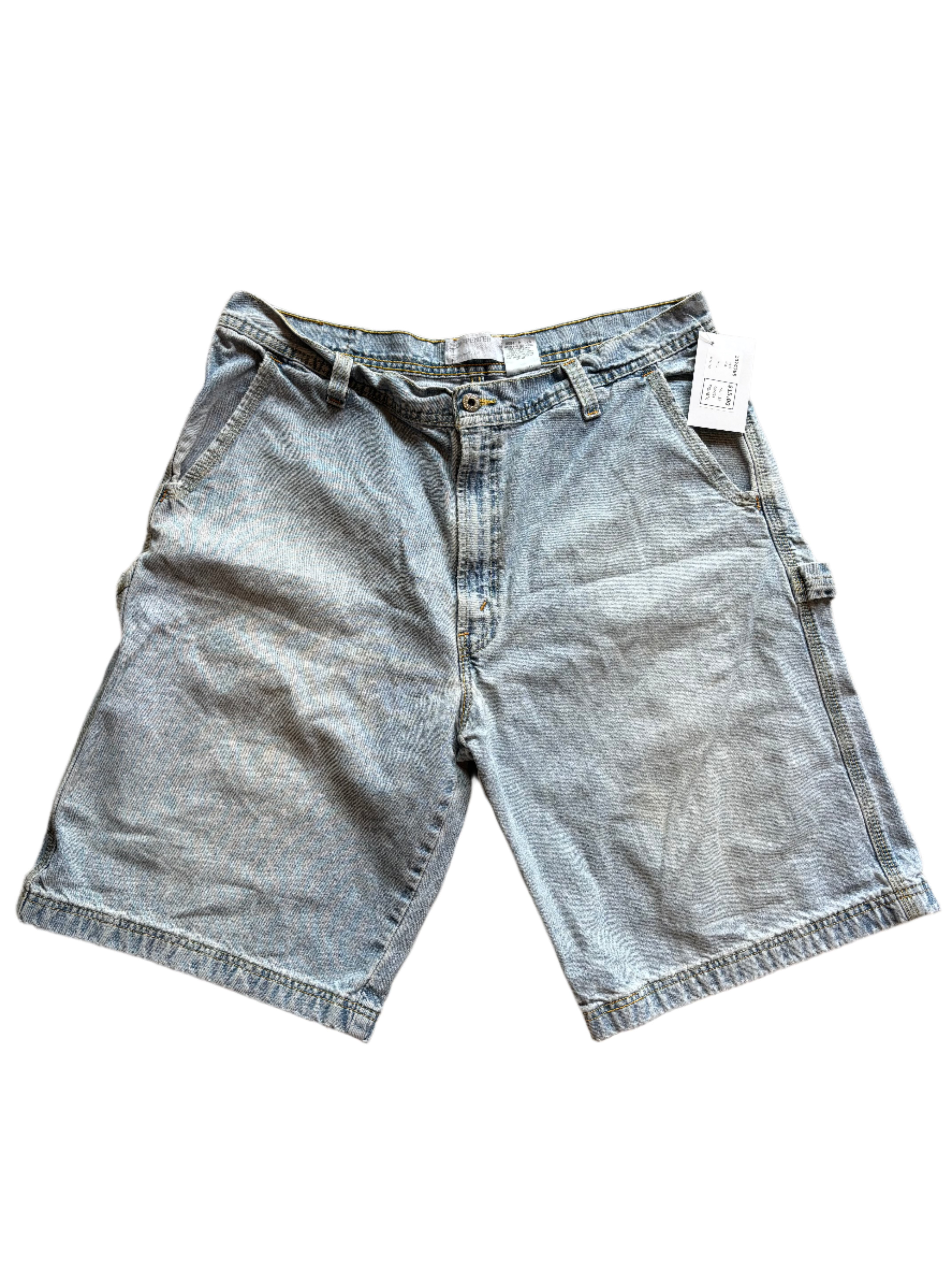 blue levi jorts, 36