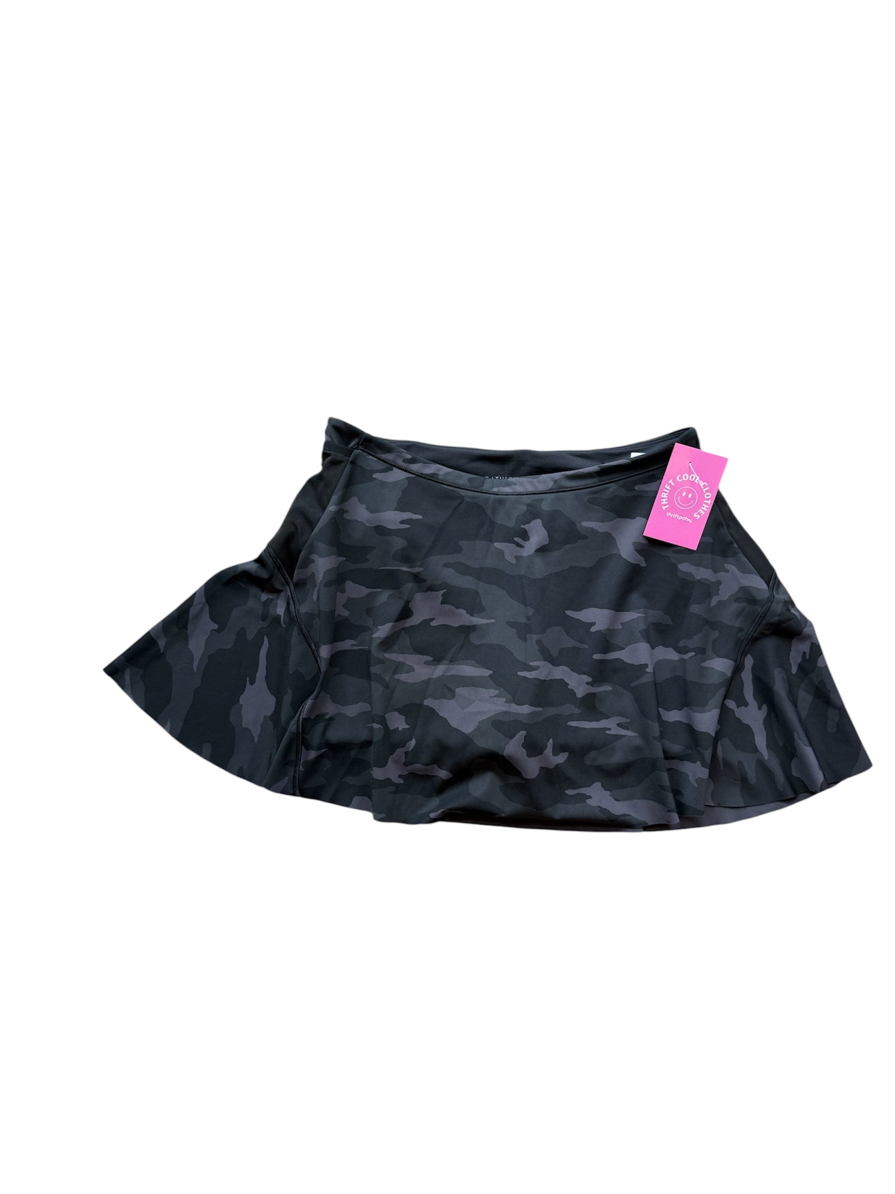 black athleta Athletic camo skort, s