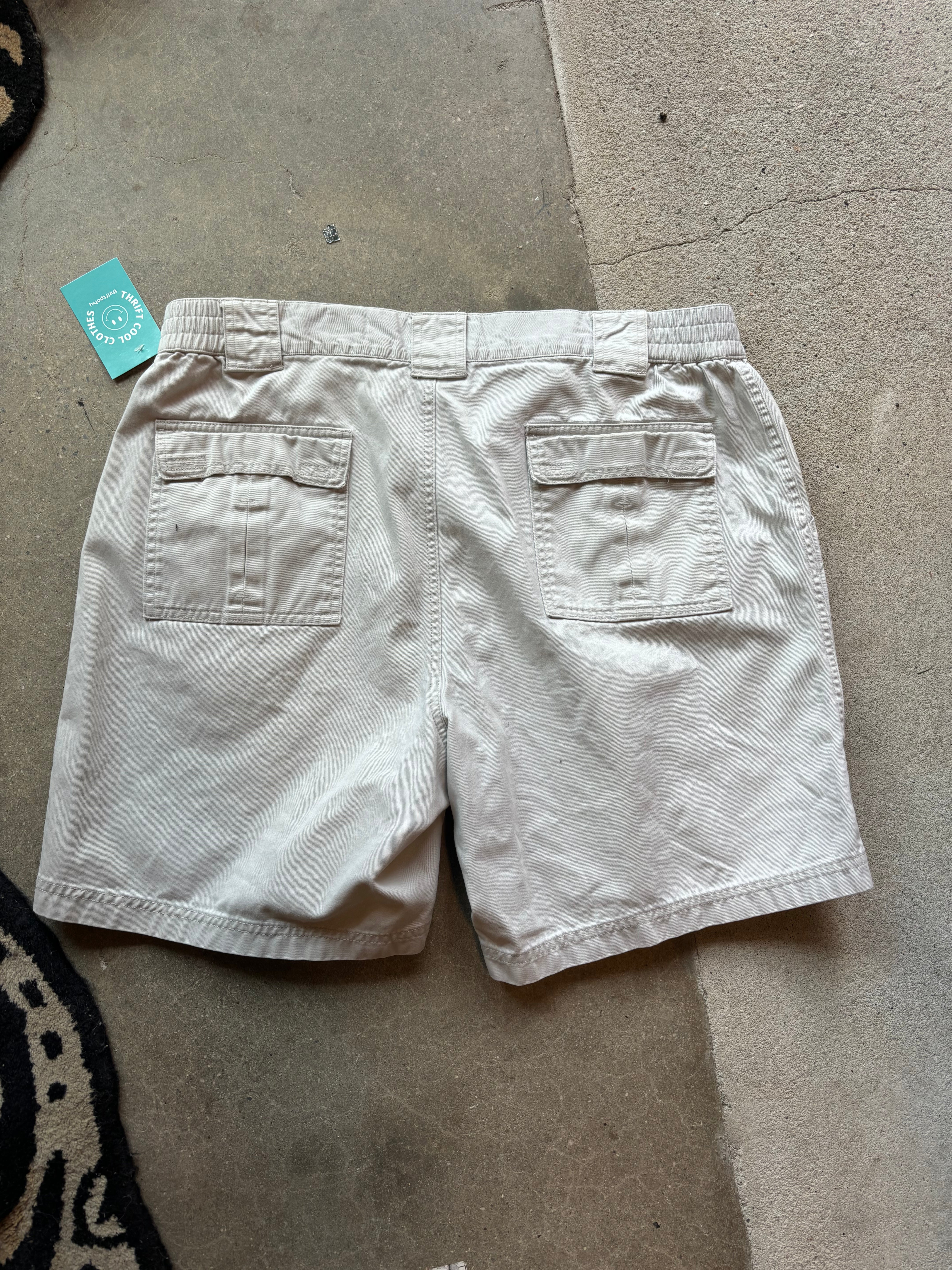 tan covington vtg shorts, 36