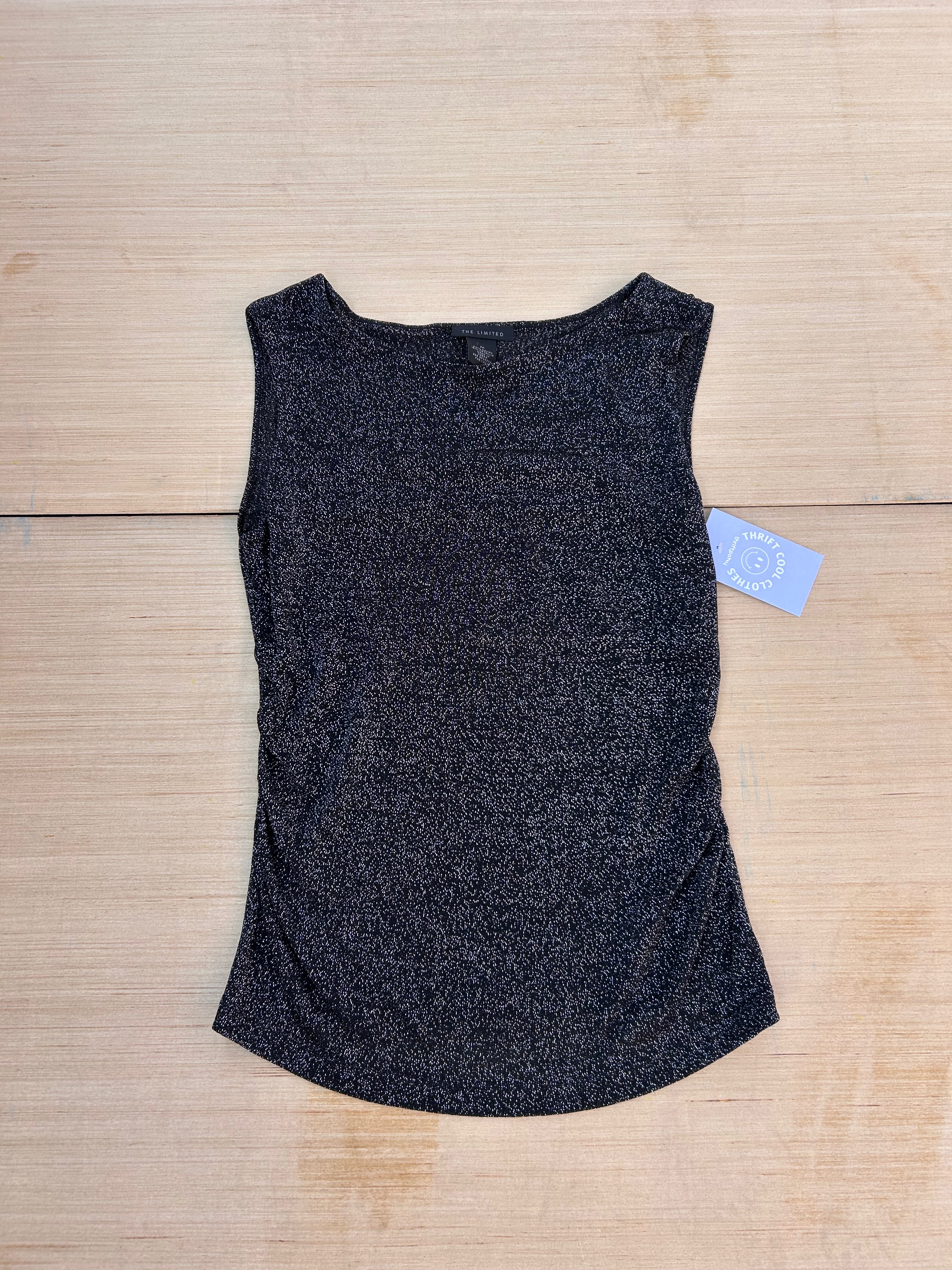 black the limited sheer sparkle tank, m