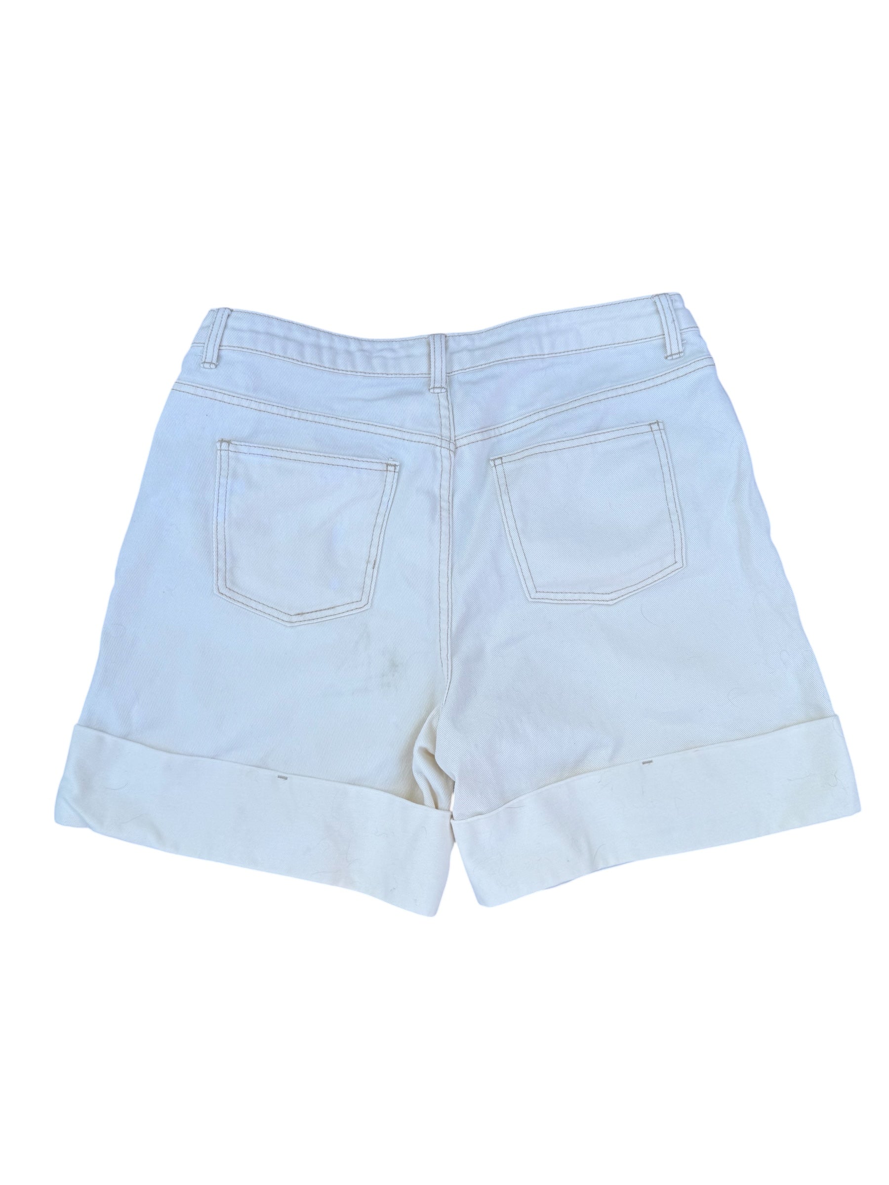 white future collective high waist cuffed shorts, 10