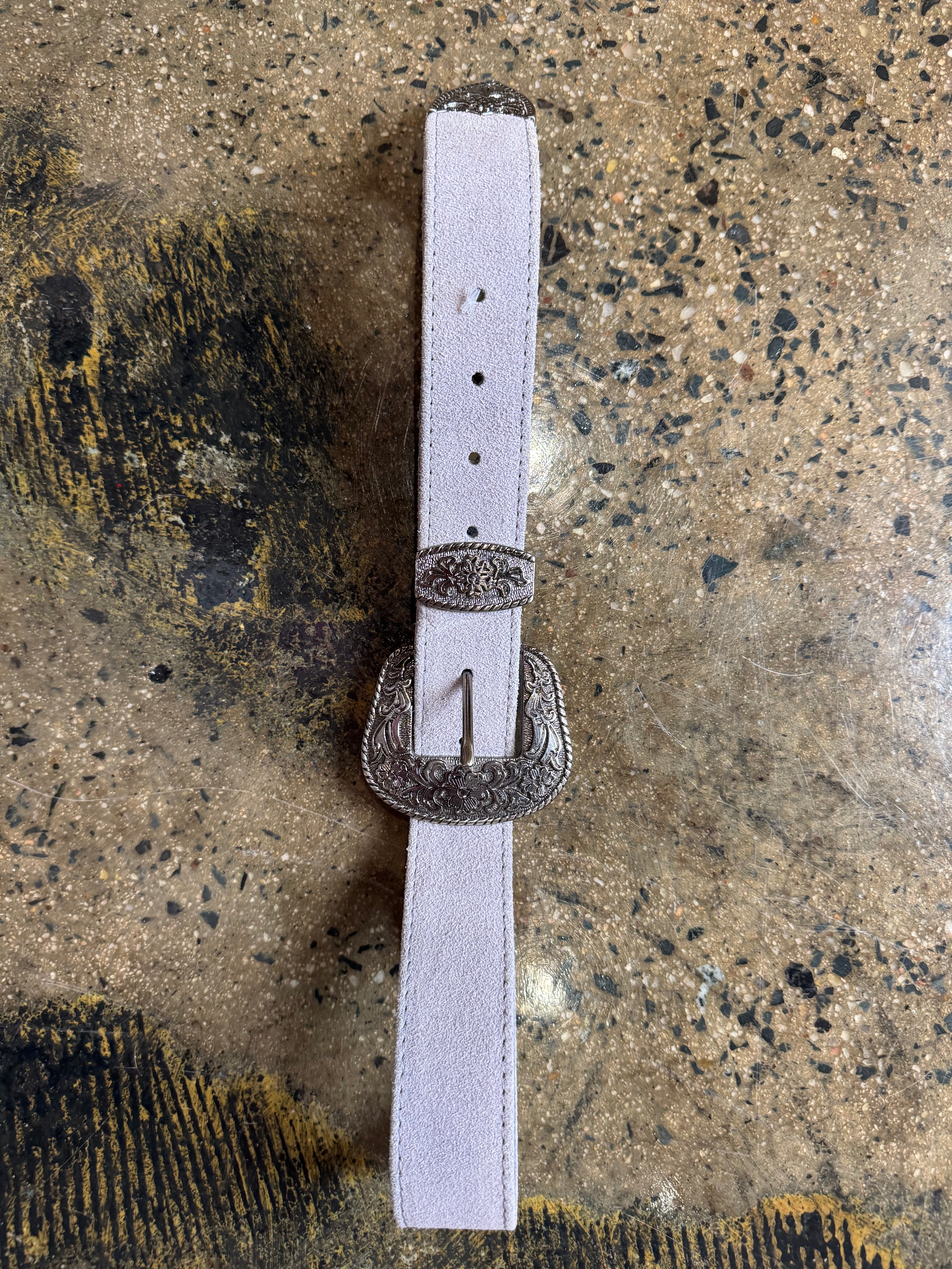 purple  Western Suede Belt (fits sizes S-L)