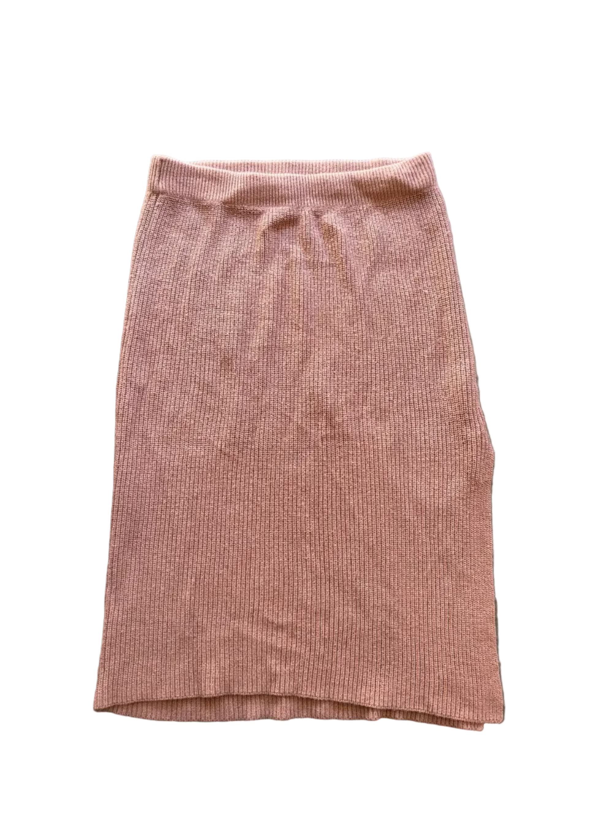 brown abercrombie knit maxi, L