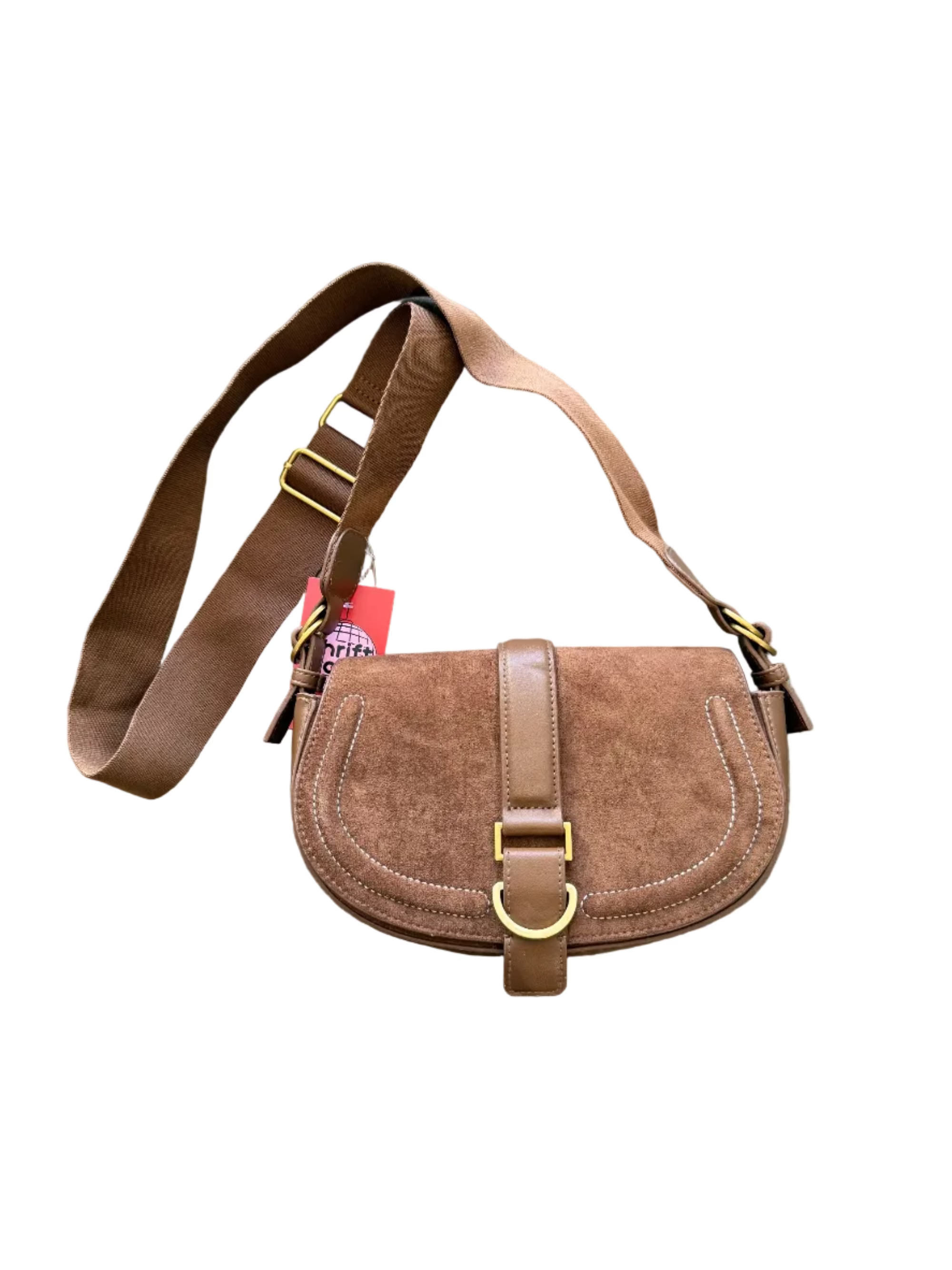 brown primark crescent bag