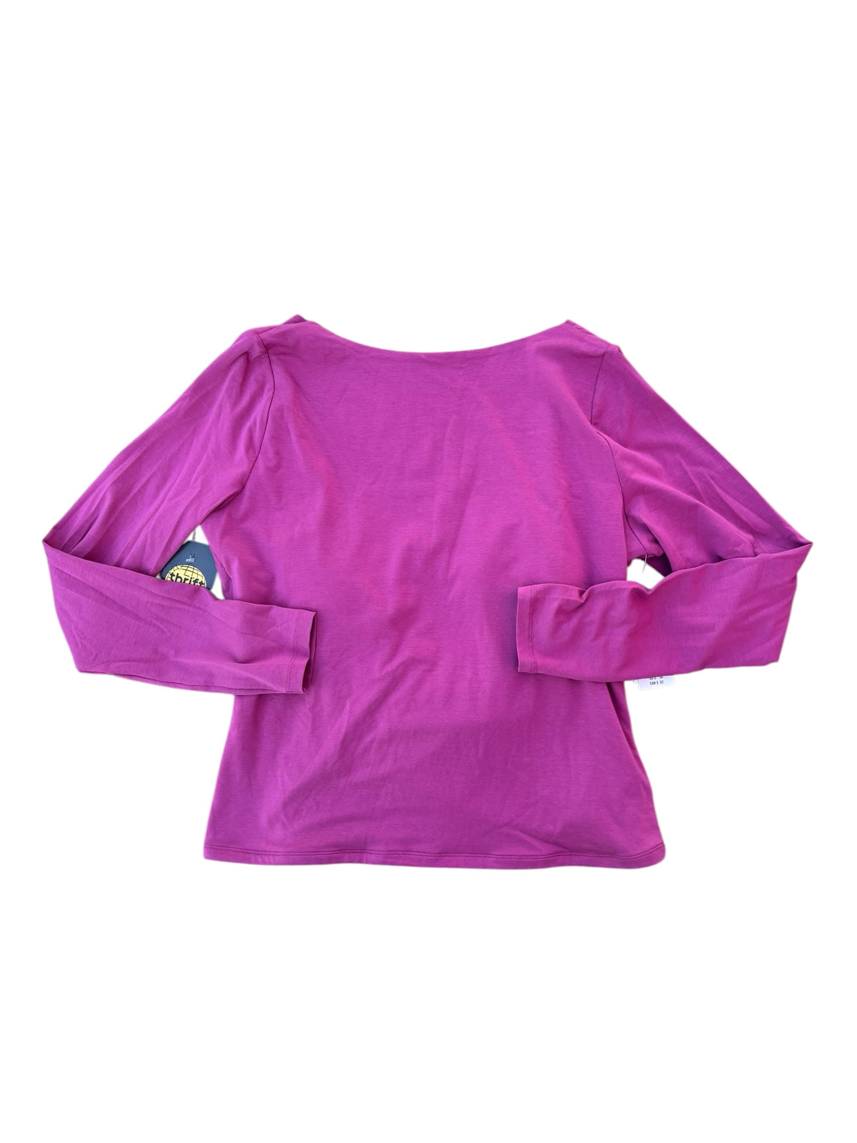 purple pink abercrombie nwt soft ls open back w chain, L