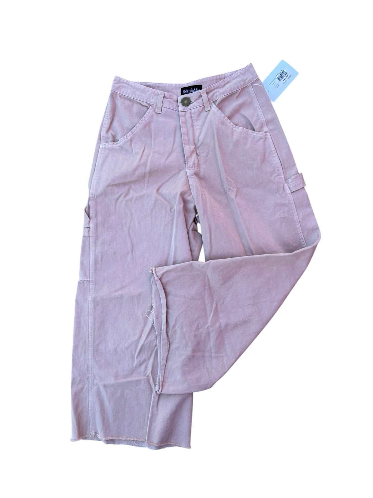 peach back beat rags carpenter pants, xs