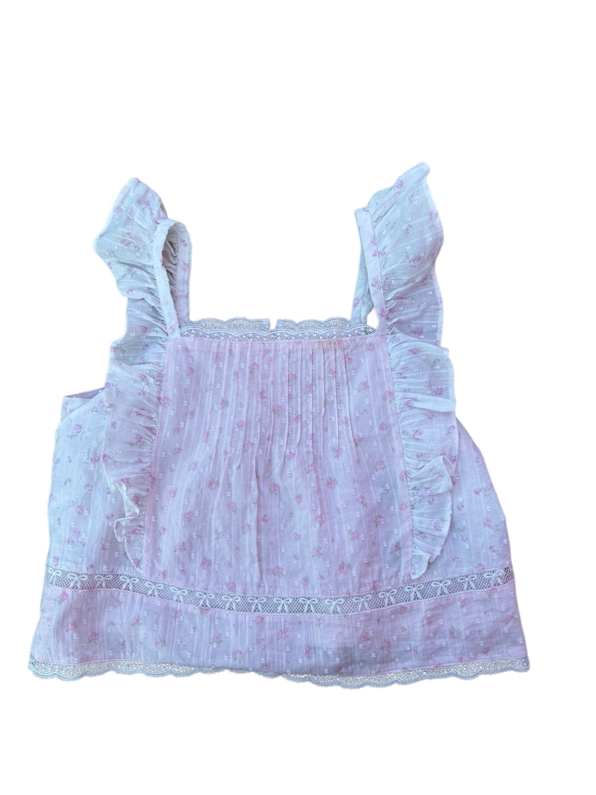pink love shack fancy target floral lace trim tank, 16
