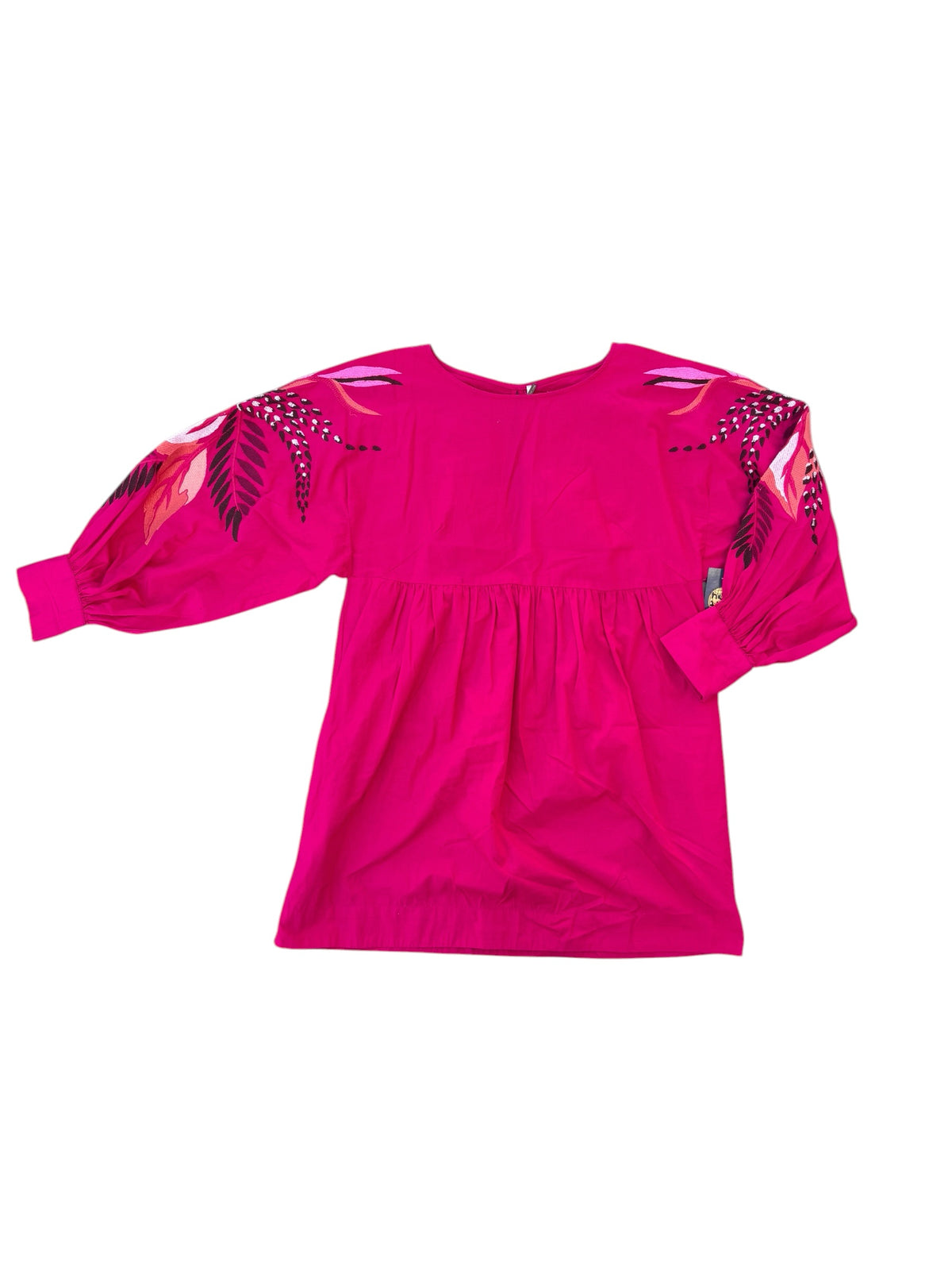 pink free people embroider babydoll dres, s