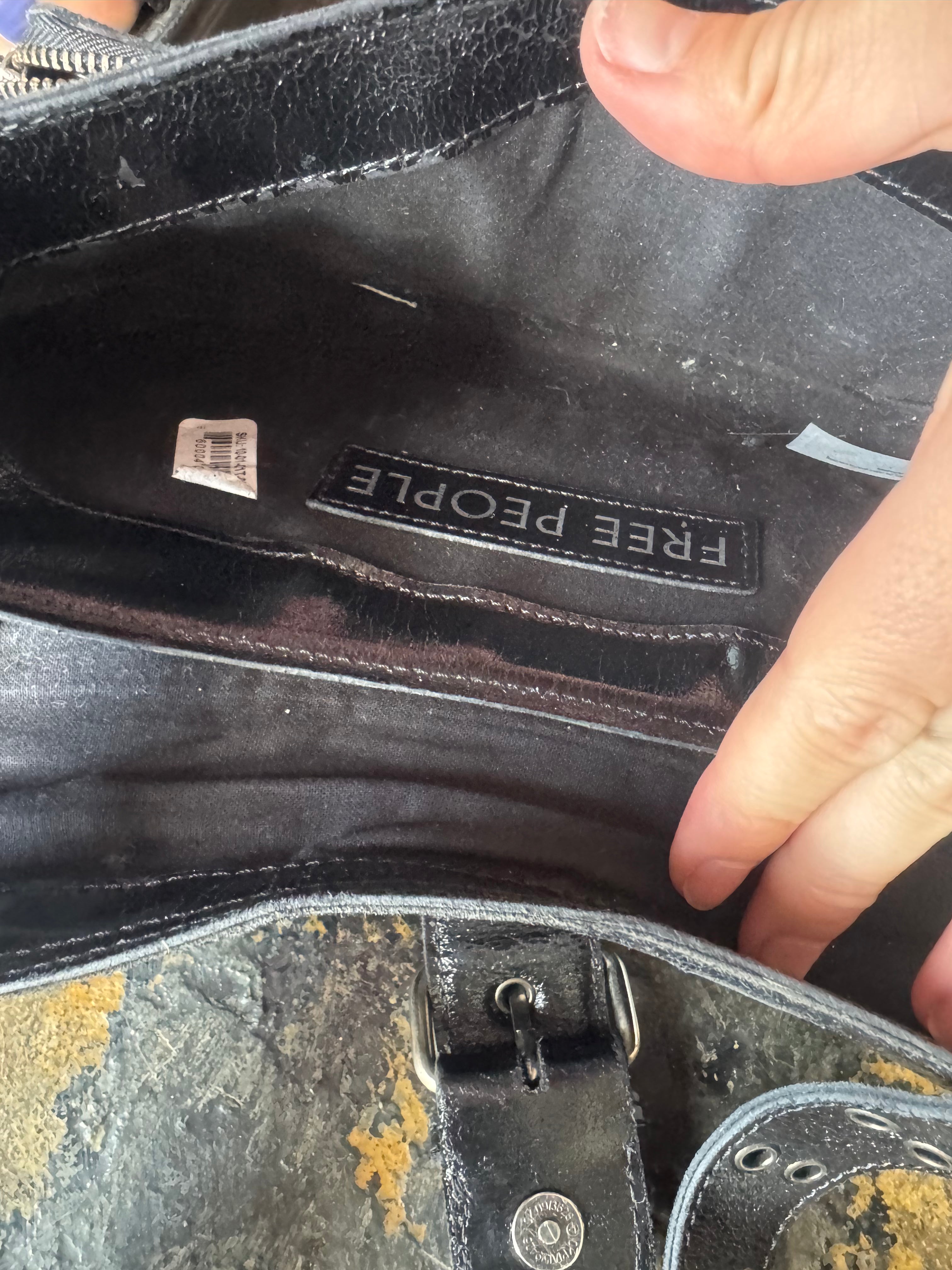 black free people GROMMET PURSE