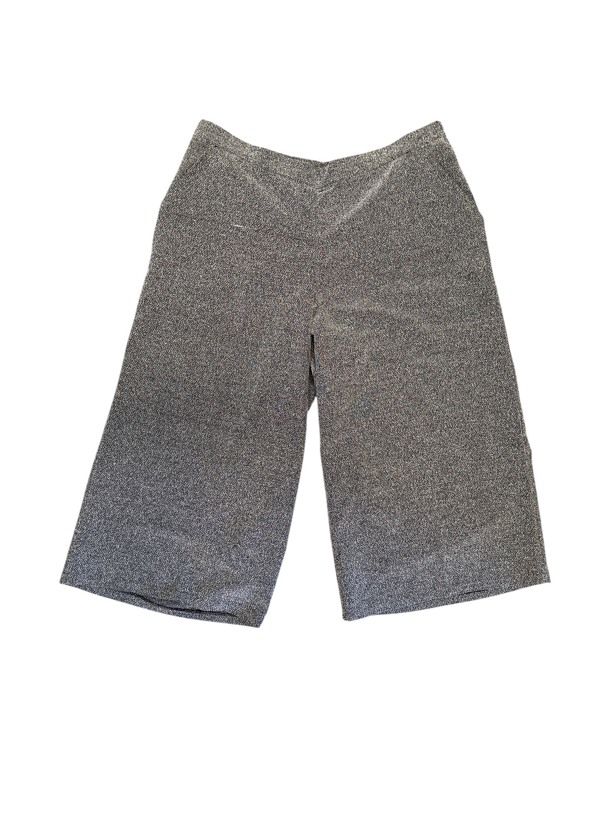 grey multi monroe &main textured wide leg pant, 16w