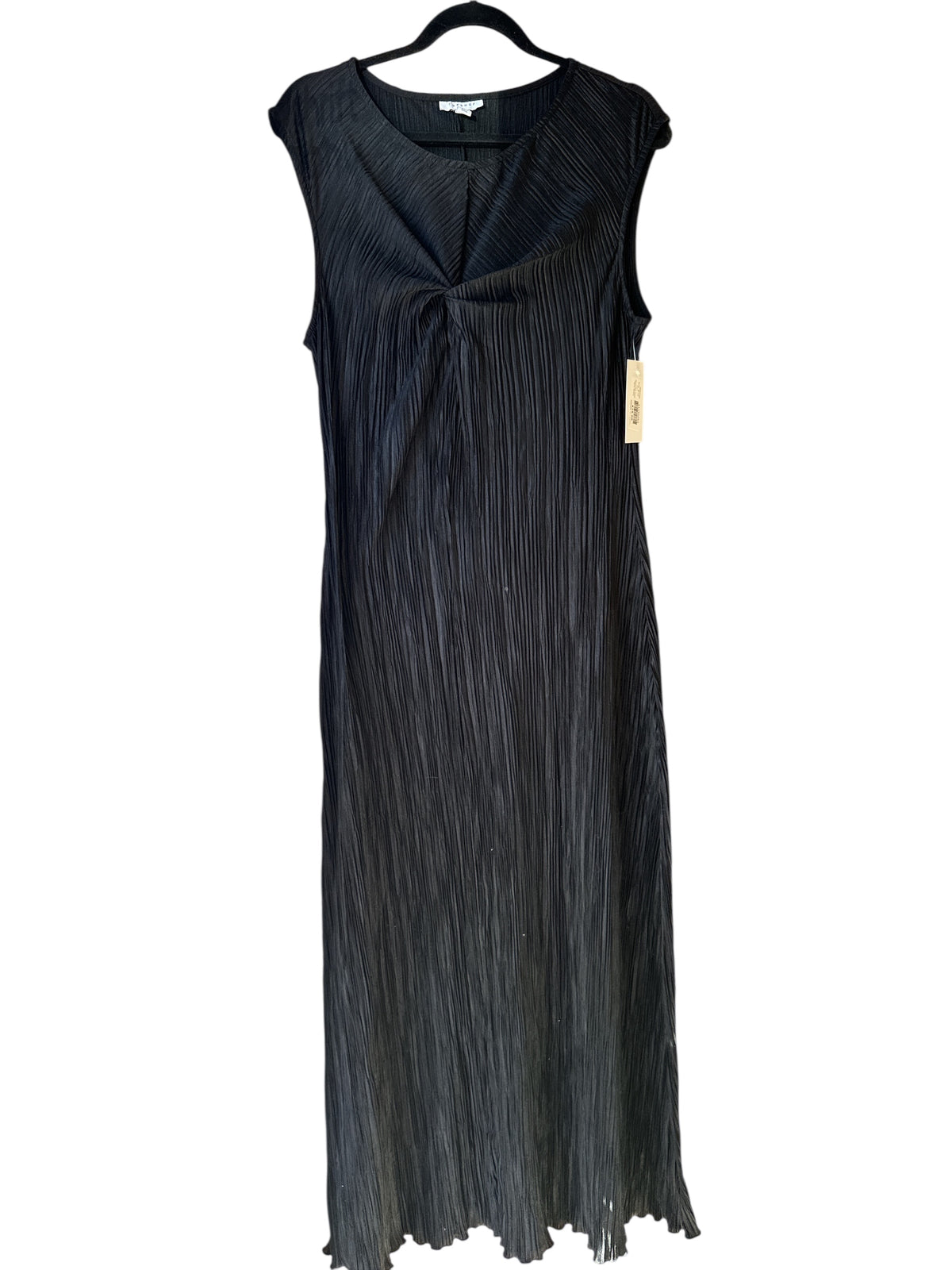 black topshop textured twist tank dress, 8-10